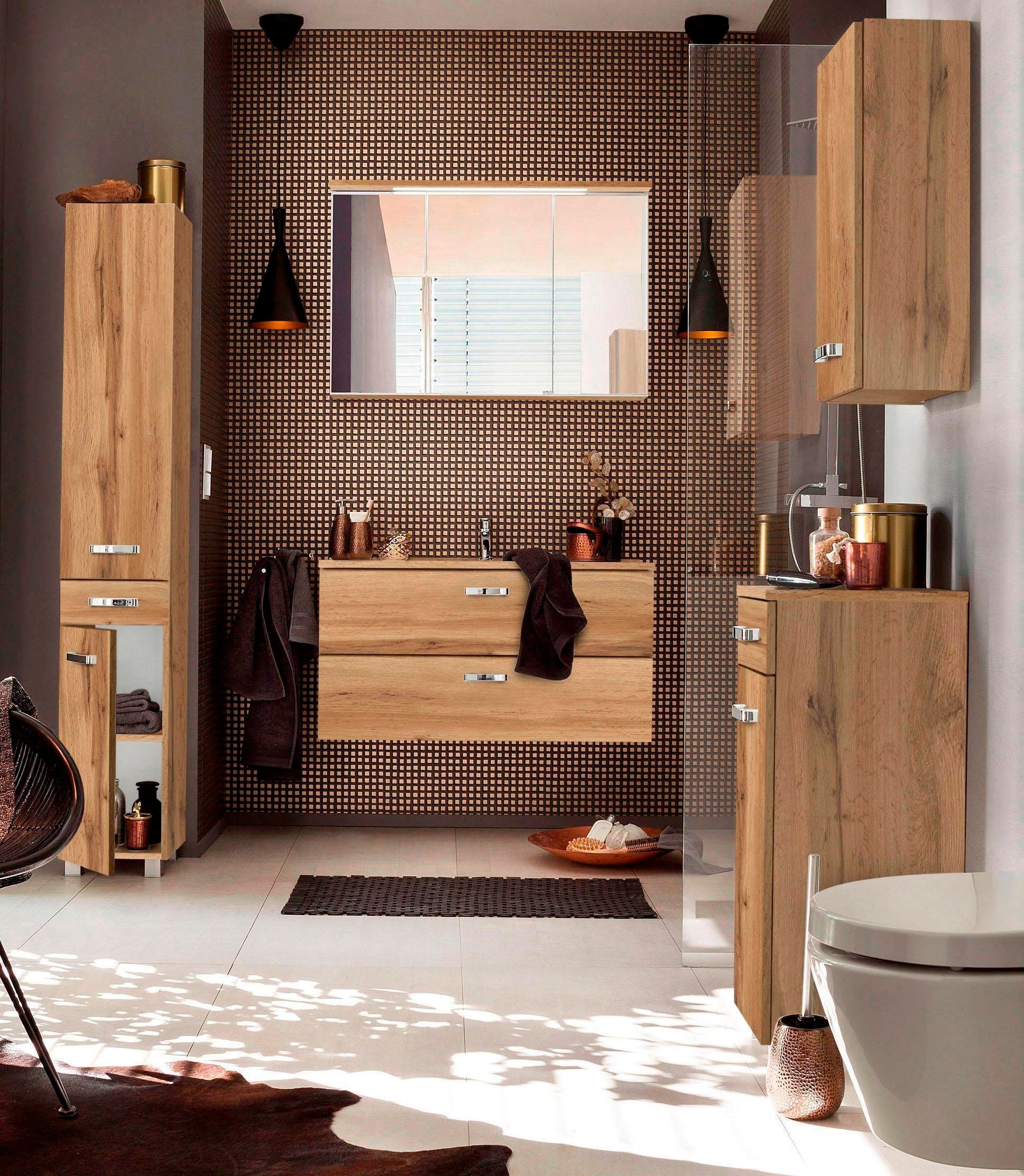 welltime Spiegelschrank »Ravenna«, Breite 100 cm