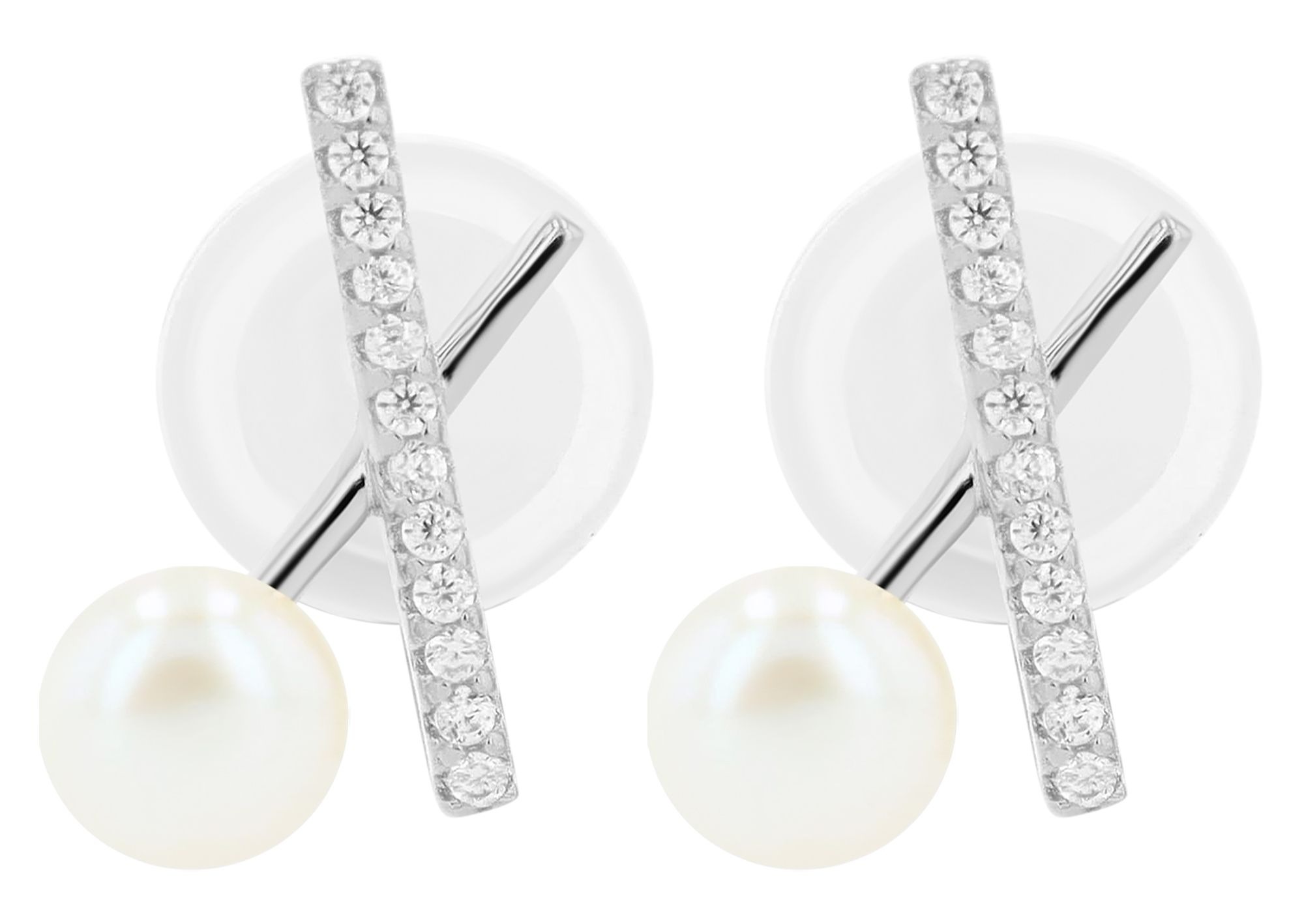 Adelia´s Paar Ohrhänger »Damen Ohrringe – Ohrstecker aus 925 Silber mit Süßwasserperle« Ein kleines Geschenk mit großer Wirkung