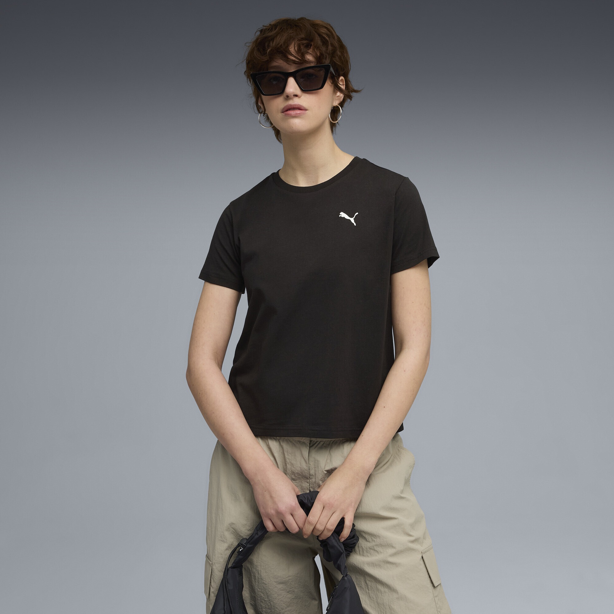 PUMA T-Shirt "Wardrobe Essentials Comfort T-Shirt Damen" günstig online kaufen