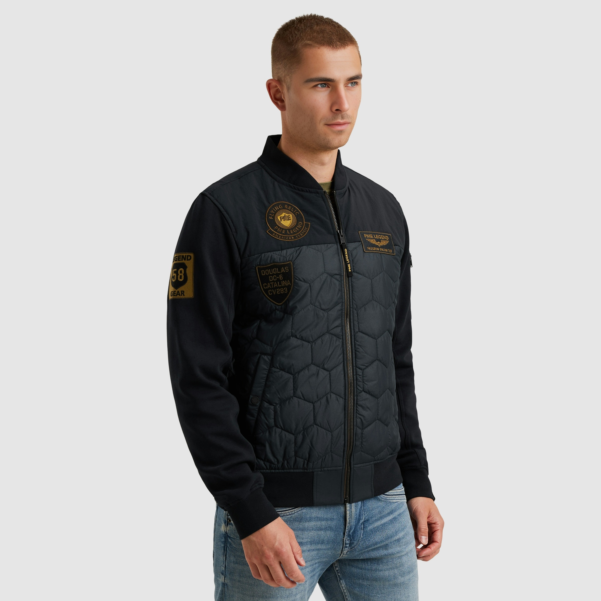 PME LEGEND Bomberjacke mit Stickereien günstig online kaufen