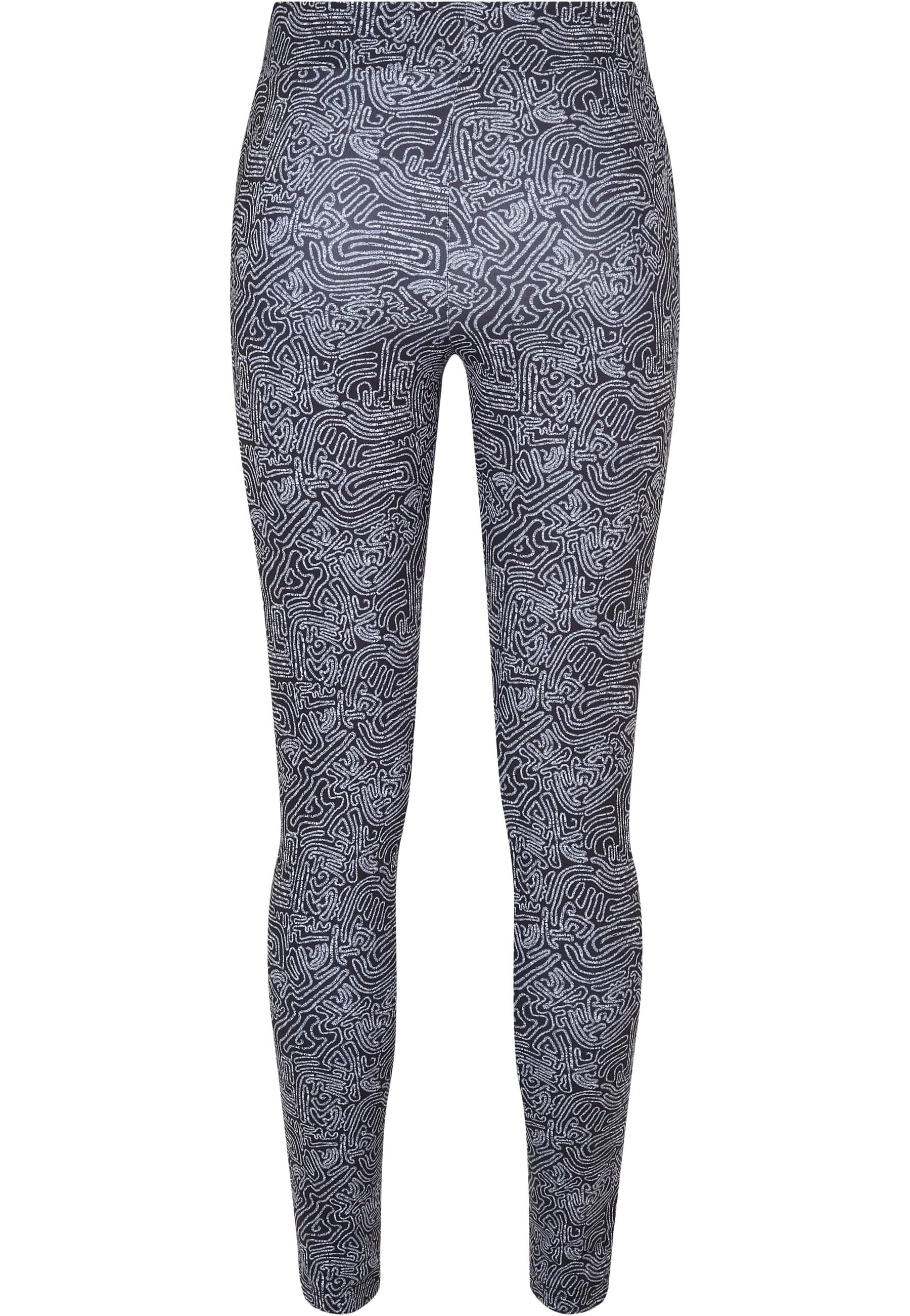 URBAN CLASSICS Leggings »Urban Classics Damen Ladies Tech Mesh AOP Leggings«, (1 tlg.)