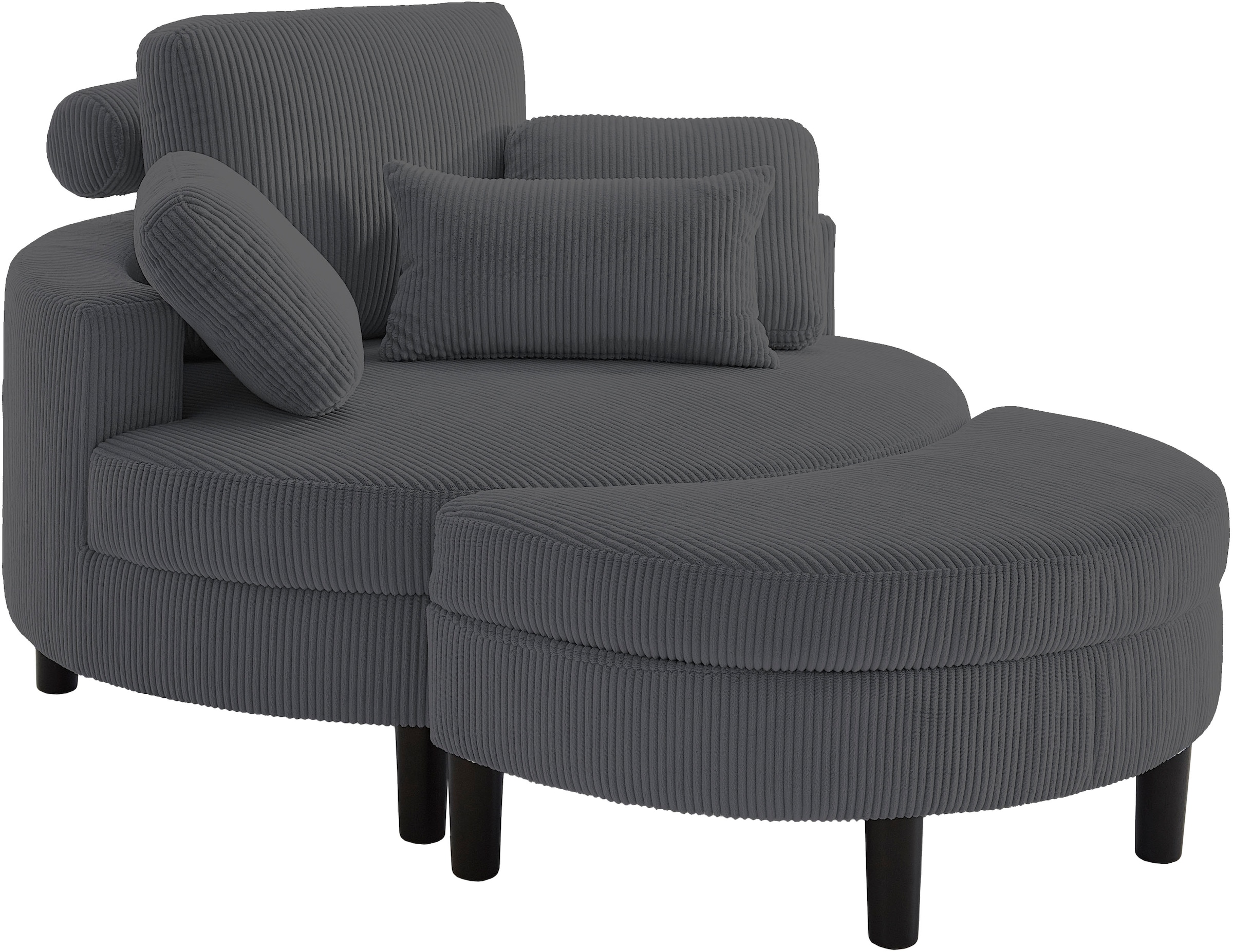 ATLANTIC home collection Loveseat "Ravi, B: 114 cm" XXL- Sessel, mit Staura günstig online kaufen