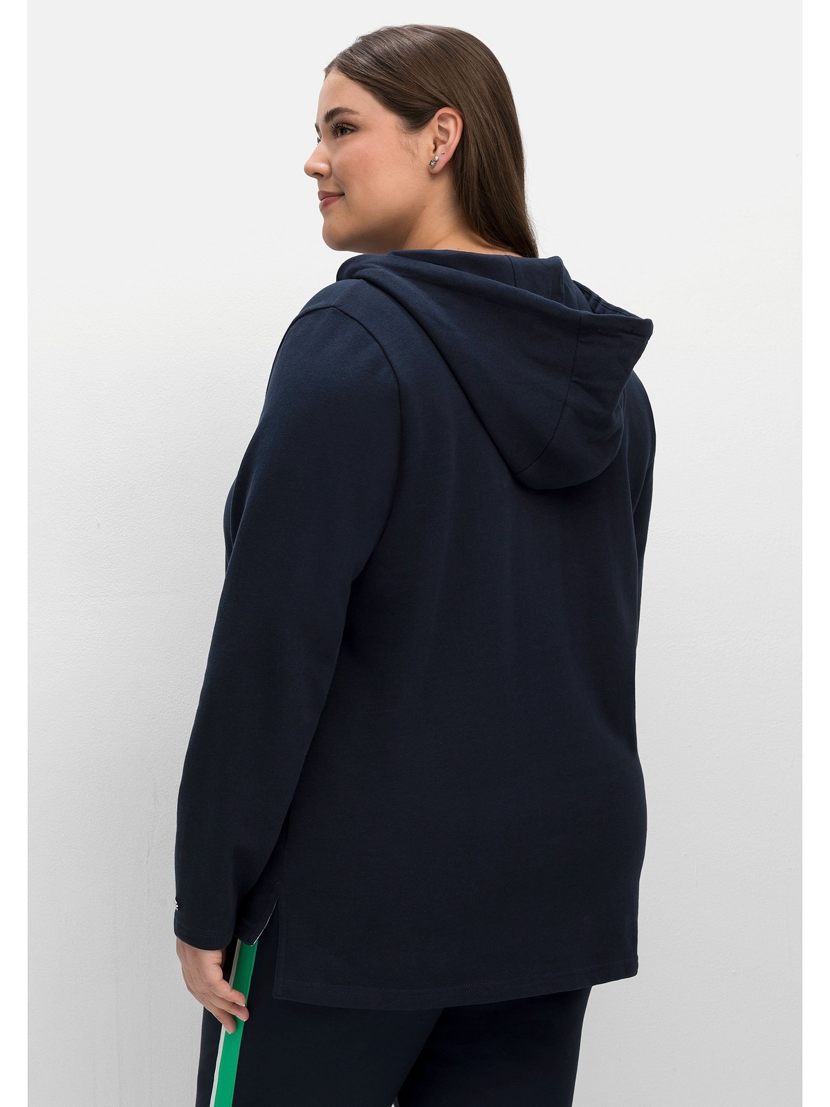 Sheego Sweatshirt »Große Größen«, mit verlängerter Rückenpartie