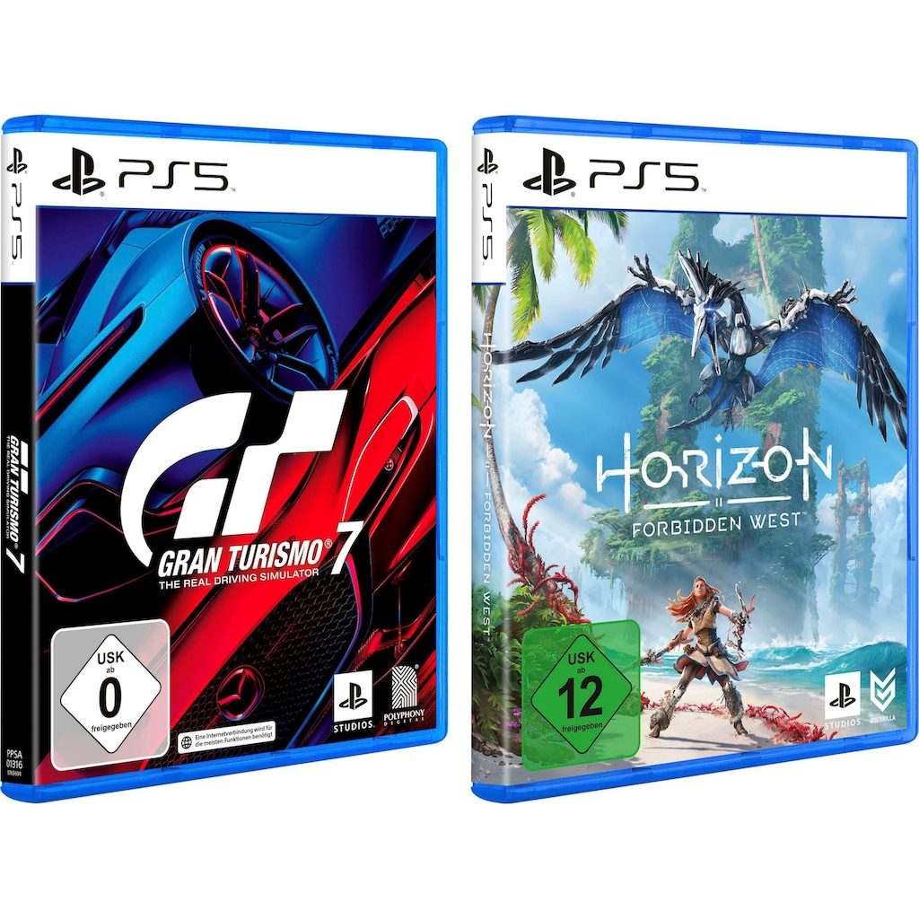 PlayStation 5 Spielesoftware »Gran Turismo 7 & Horizon Forbidden West«, PlayStation 5