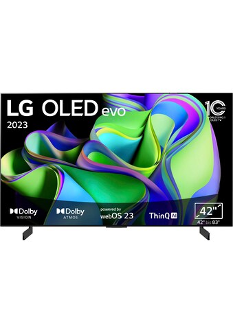 LG OLED-Fernseher »OLED42C37LA« 106 cm/42...