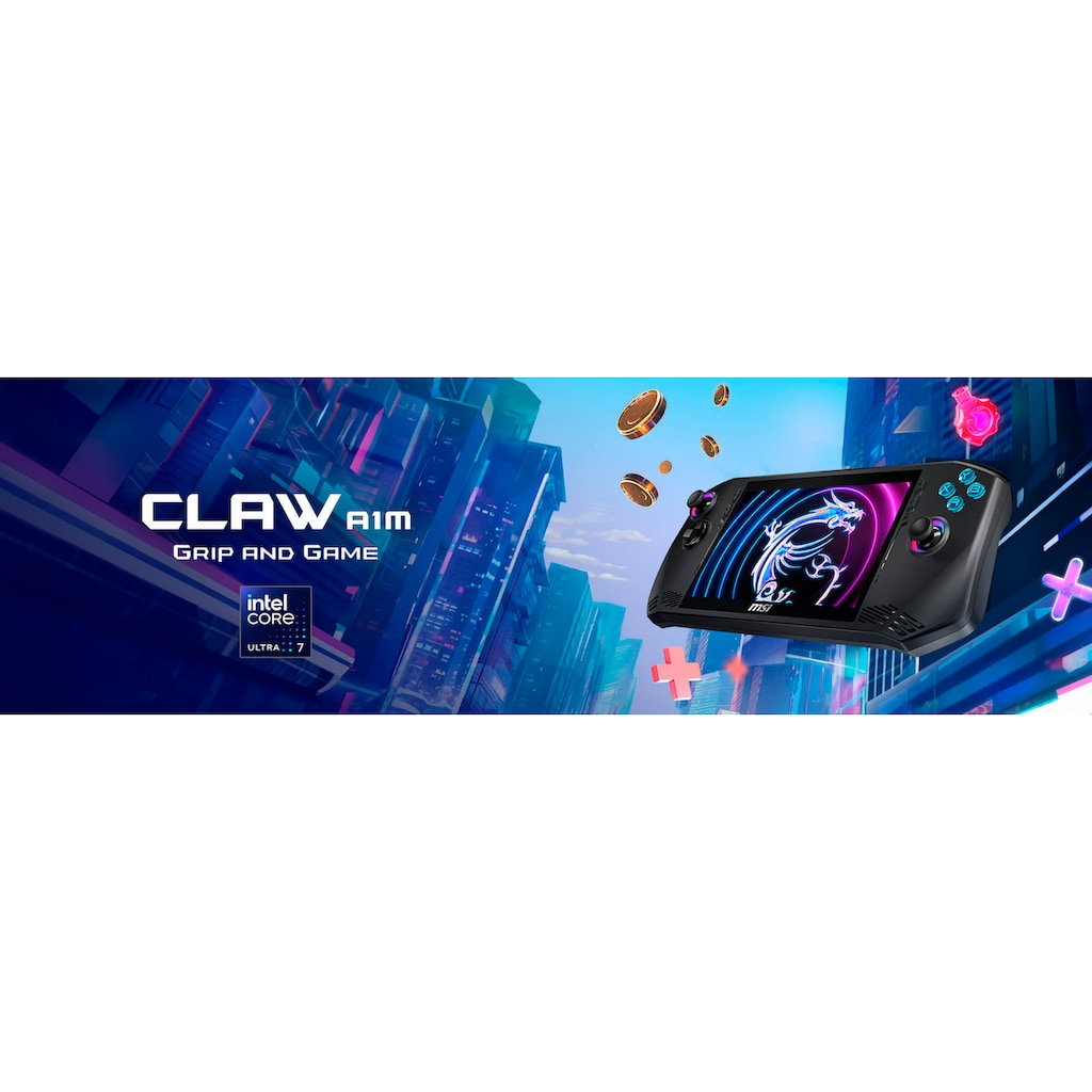 MSI Spielekonsole »Claw A1M-036, Intel® Core™ Ultra 5 Prozessor, Windows 11 Home,«