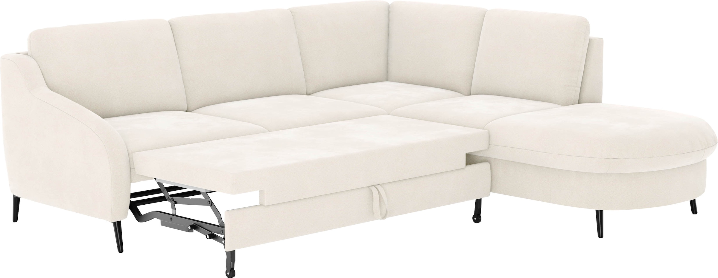 sit&more Ecksofa »Soul L-Form«, wahlweise mit Bettfunktion und Bettkasten oder Schubkasten