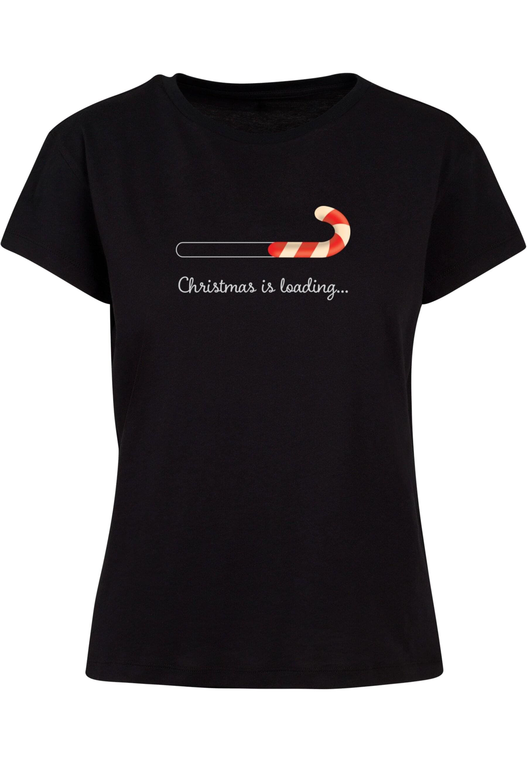 Merchcode T-Shirt »Merchcode Damen Ladies Christmas Loading Box Tee«, (1 tlg.)
