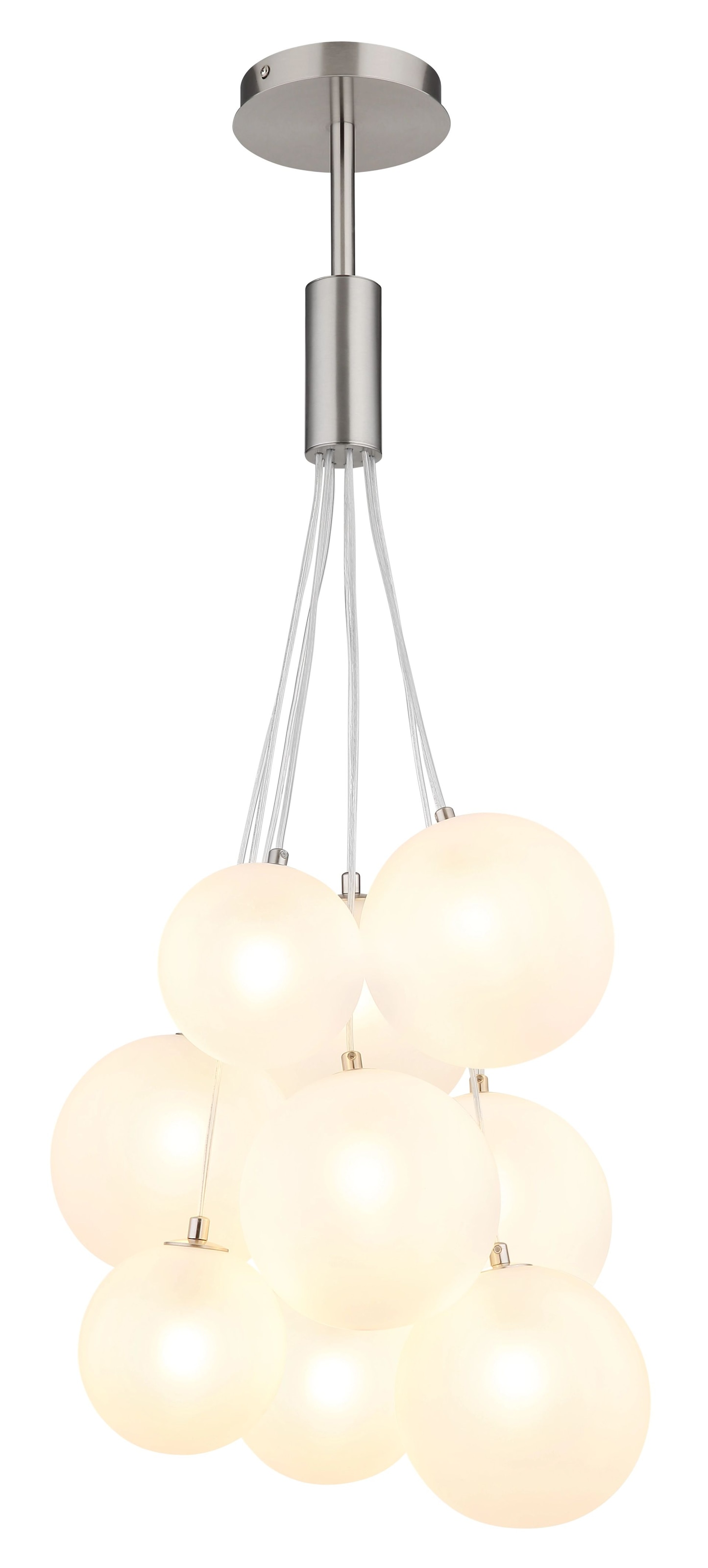 GLOBO LIGHTING Hängeleuchte »BALLGI«, Leuchtmittel G9 | ohne Leuchtmittel, Glaskugeln