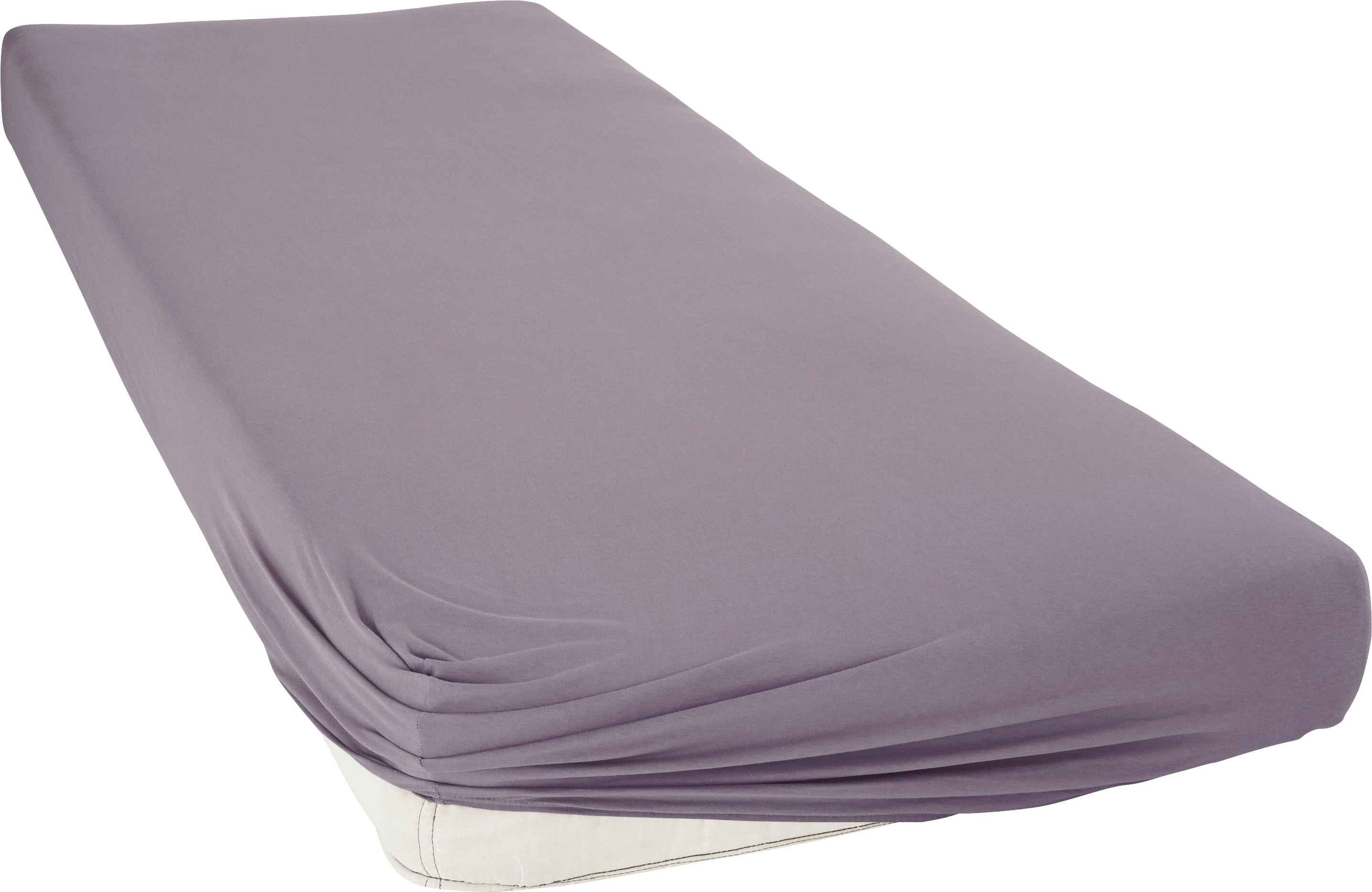 bellana Spannbettlaken "bellana exclusiv aus 100% Mako-Baumwolle, 150 g/m², bügelfrei" feinste Mako-Baumwolle, Spannbetttuch für Matratzen bis 25cm Höhe