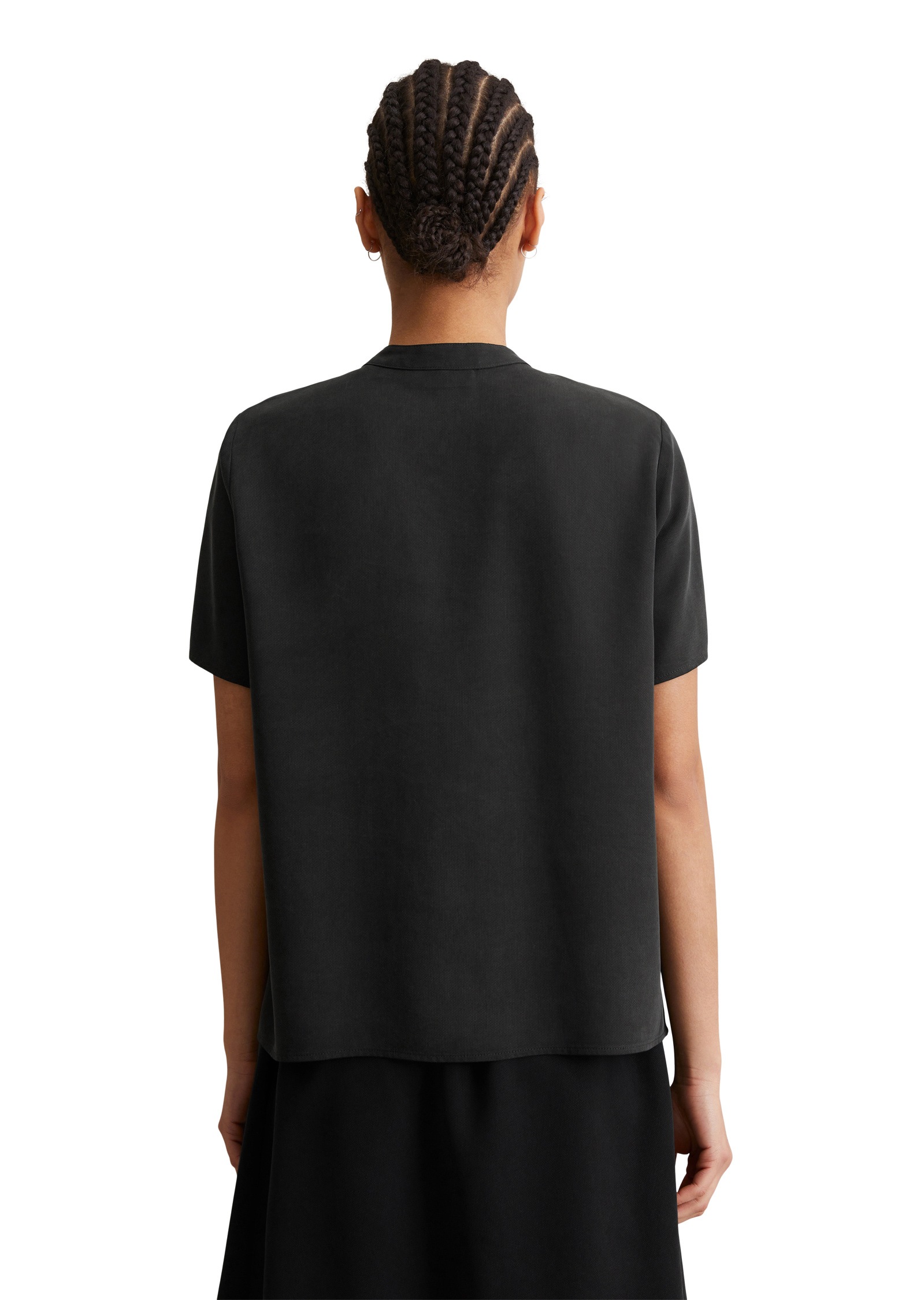 Thumbnail - Marc OPolo DENIM Kurzarmbluse "aus TENCEL™ Lyocell"