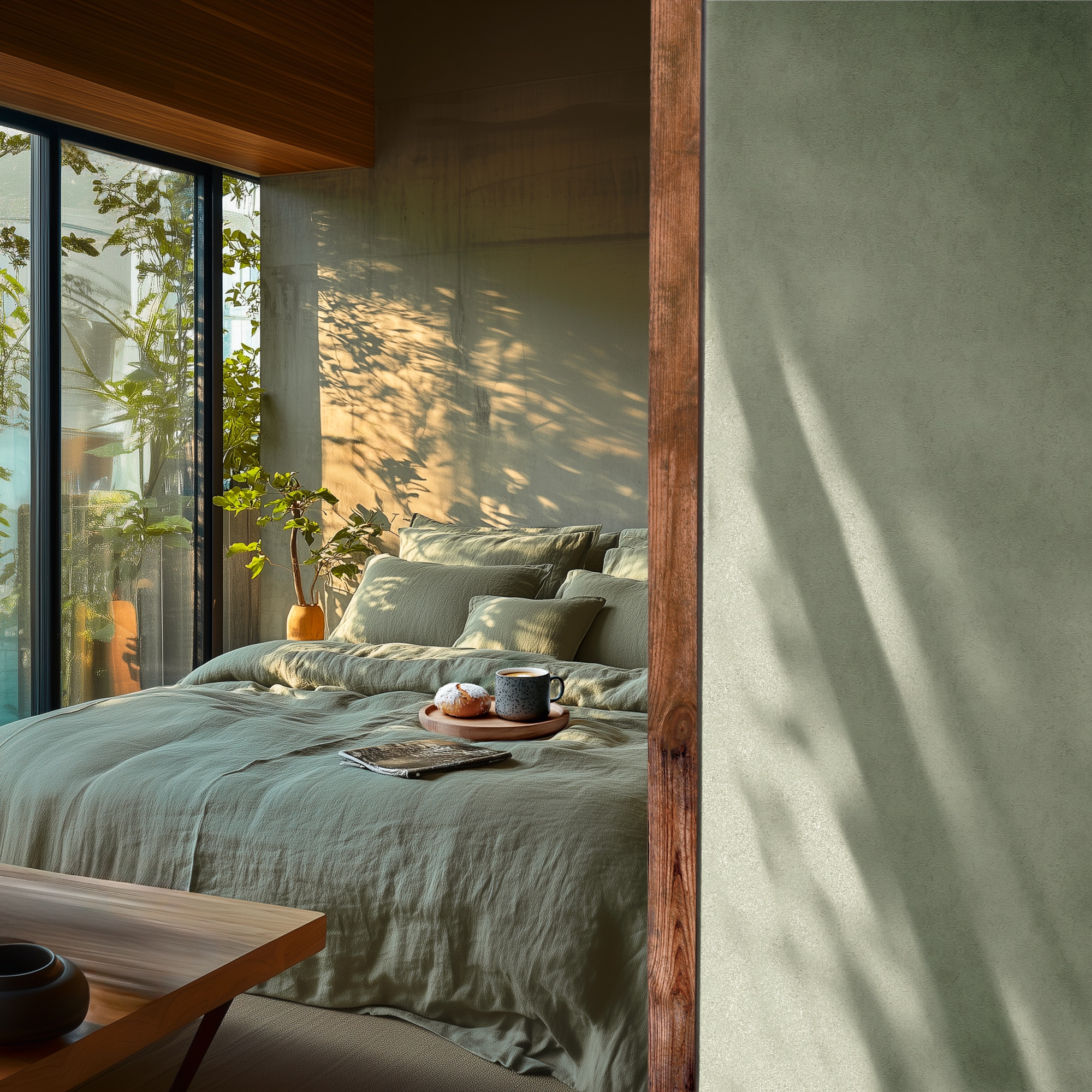 living walls Vliestapete »Unitapete in Putz-Optik verschiedene Farben« matt strukturiert