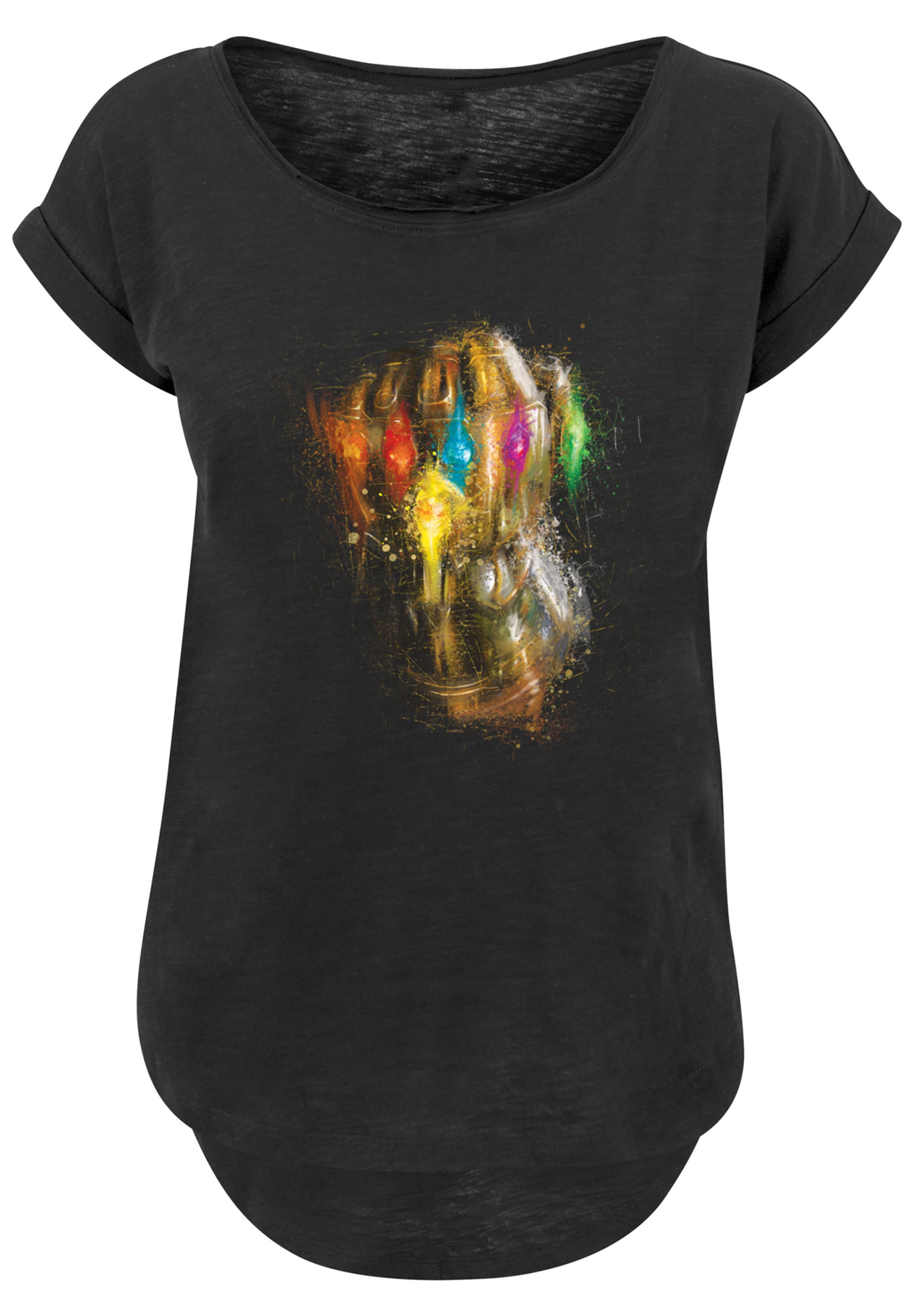 F4NT4STIC T-Shirt "Marvel Avengers Endgame Infinity Gauntlet Splatter", Pri günstig online kaufen