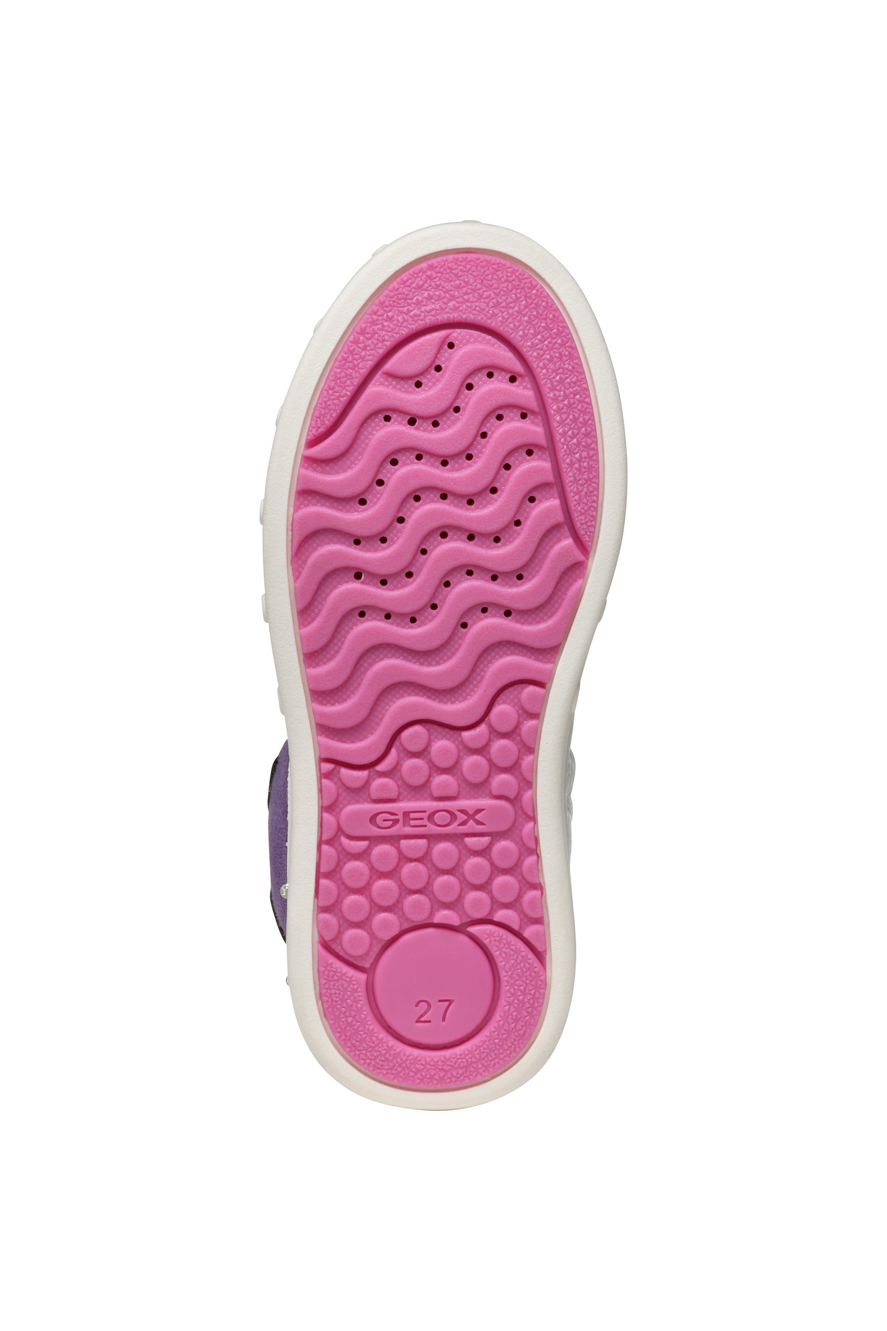 Thumbnail - Geox Sneaker "J SKYLIN GIRL Blinkschuh", Schnürboots, Blinkschuh mit Glitzer und Blinkfunktion