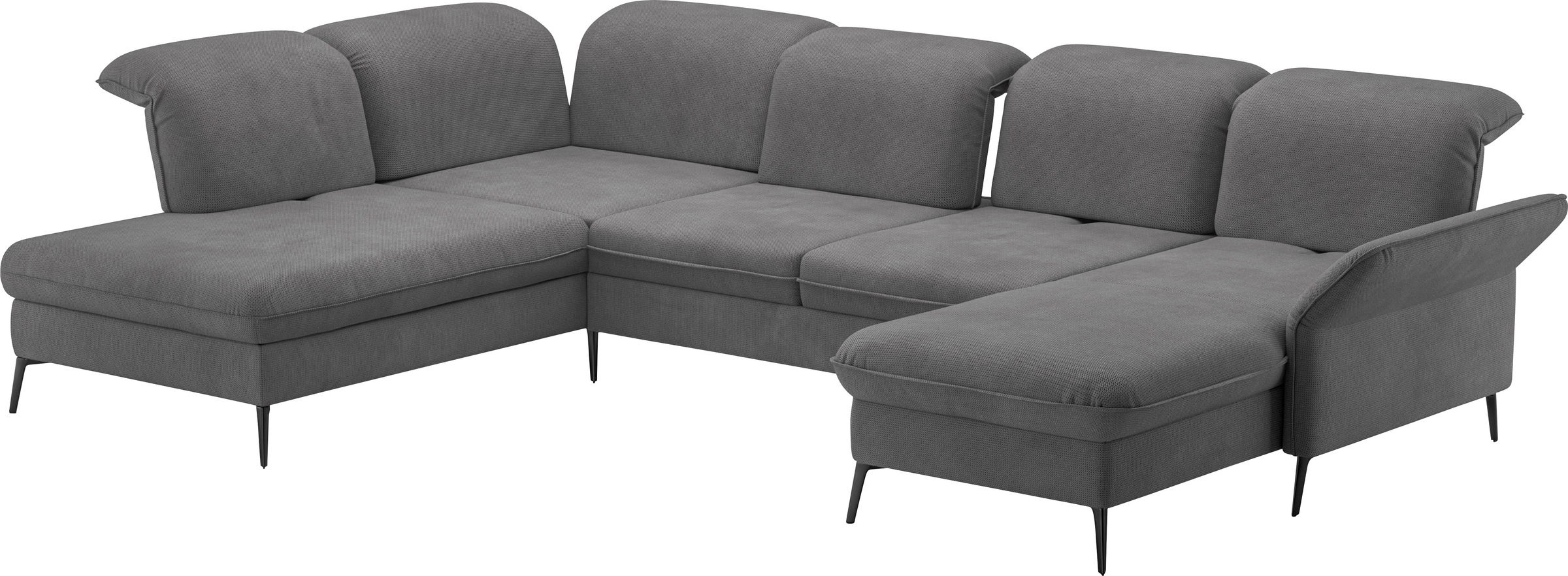 sit&more Wohnlandschaft »Emely«, mit Sitztiefenverstellung optional mit Bettfunktion und Bettkasten
