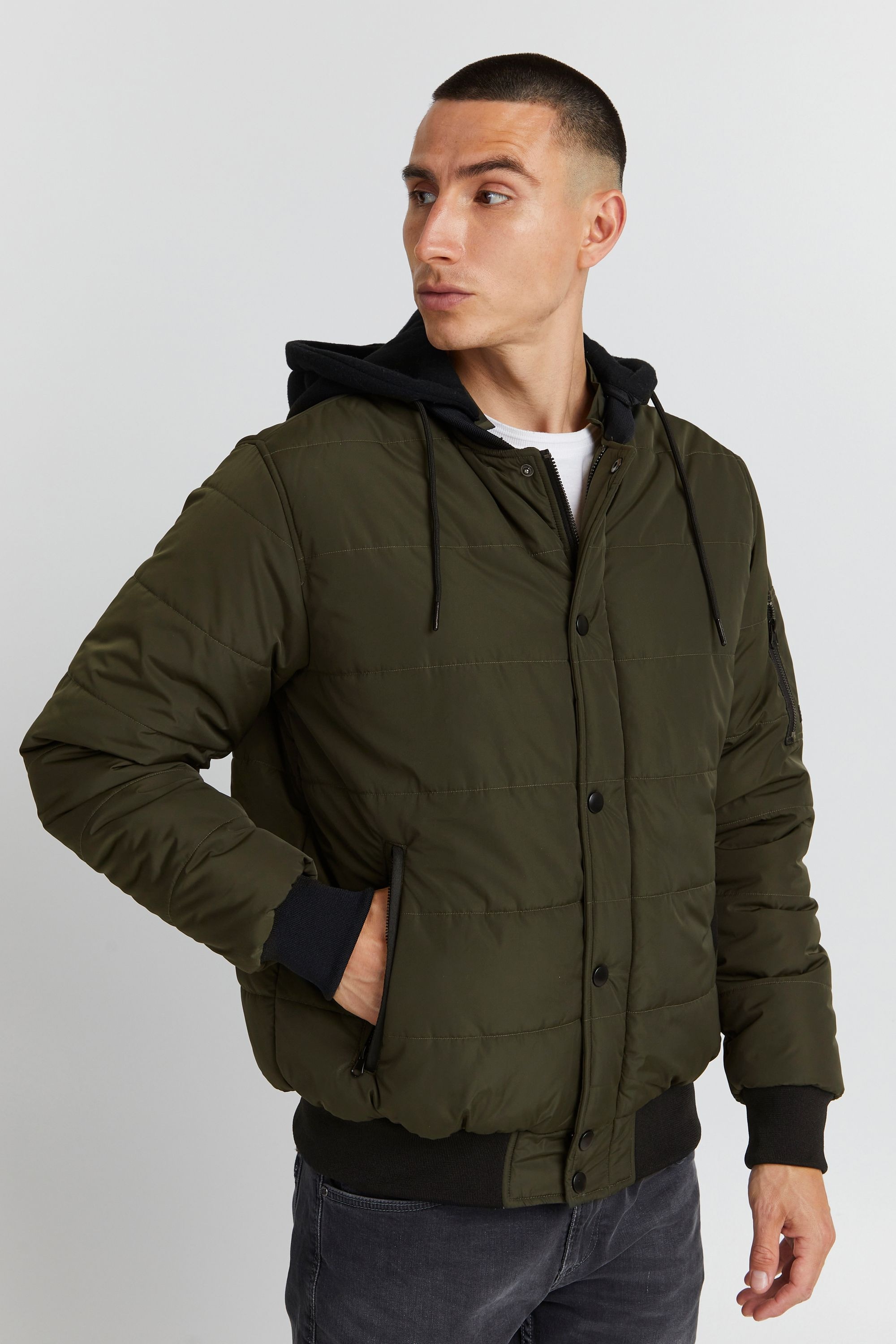 Blend Kurzjacke "BHOuterwear" mit Kapuze Klassische Übergangsjacke günstig online kaufen