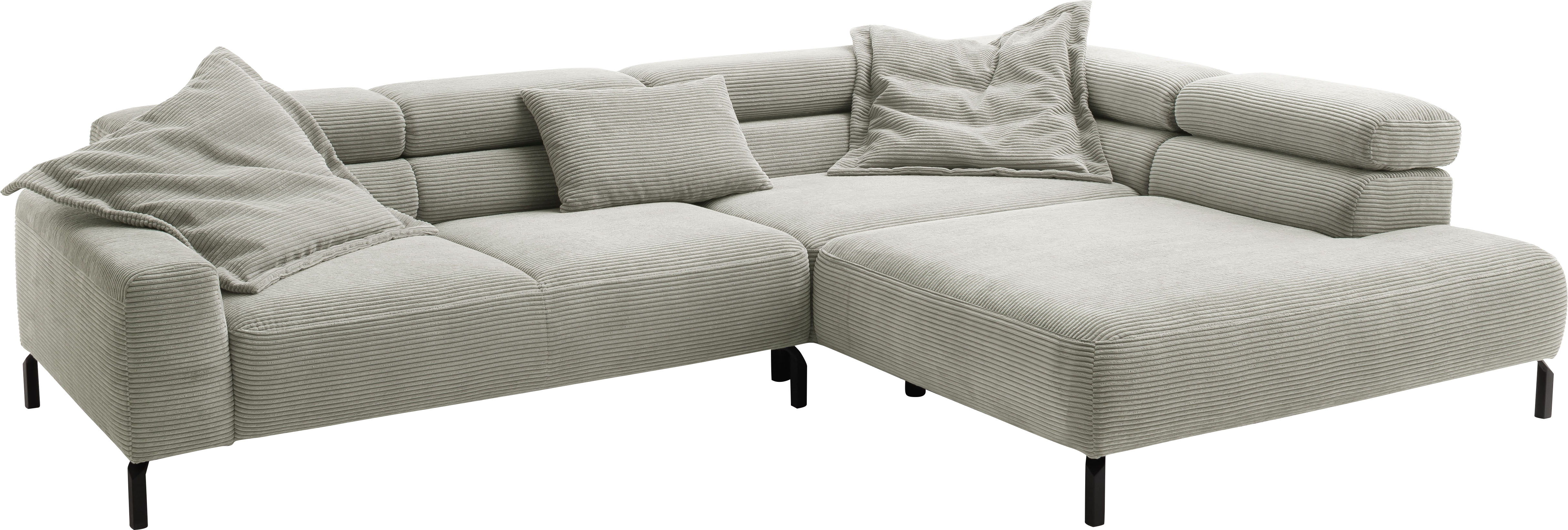 Thumbnail - Places of Style Ecksofa "Antonelli, L-Form, inkl. Kopfteilverstellung, Breite 312 cm", ohne Sitztiefenverstellung, in Co...