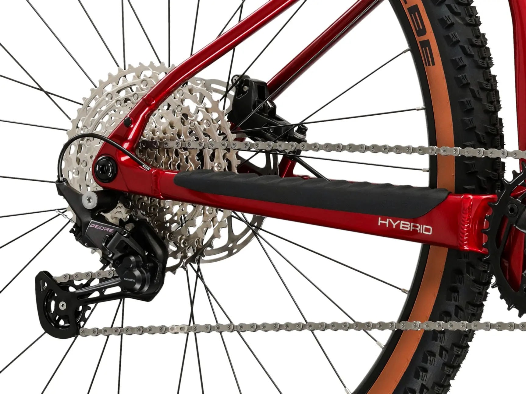 Kross »E-MTB Influx Hybrid 4.0 21,3Ah / 800 Wh 29 Zoll rot  12 Gänge 2026« 12 Gang Shimano DEORE M6100 Schaltwerk Kettenschaltung Mittelmotor 250 W
