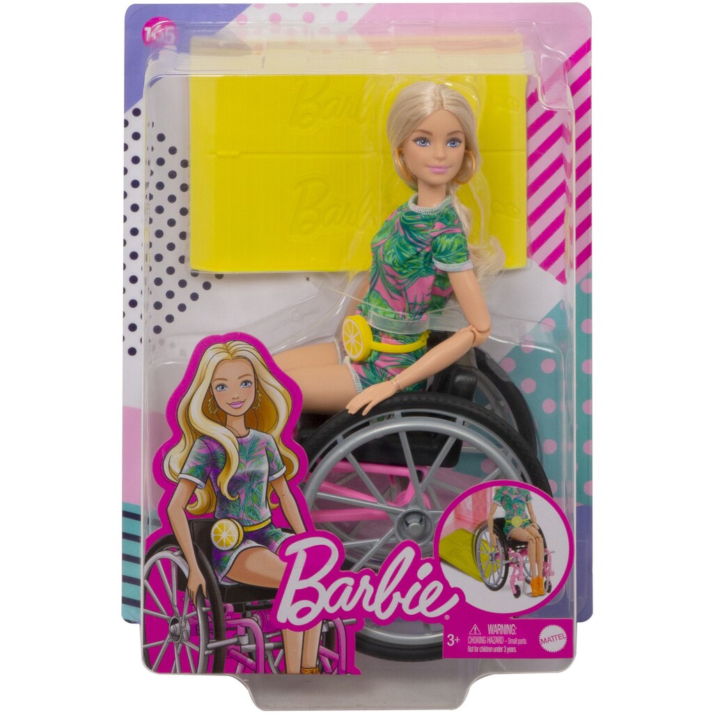 Barbie Anziehpuppe »blonde Fashionistas Puppe mit Rollstuhl«