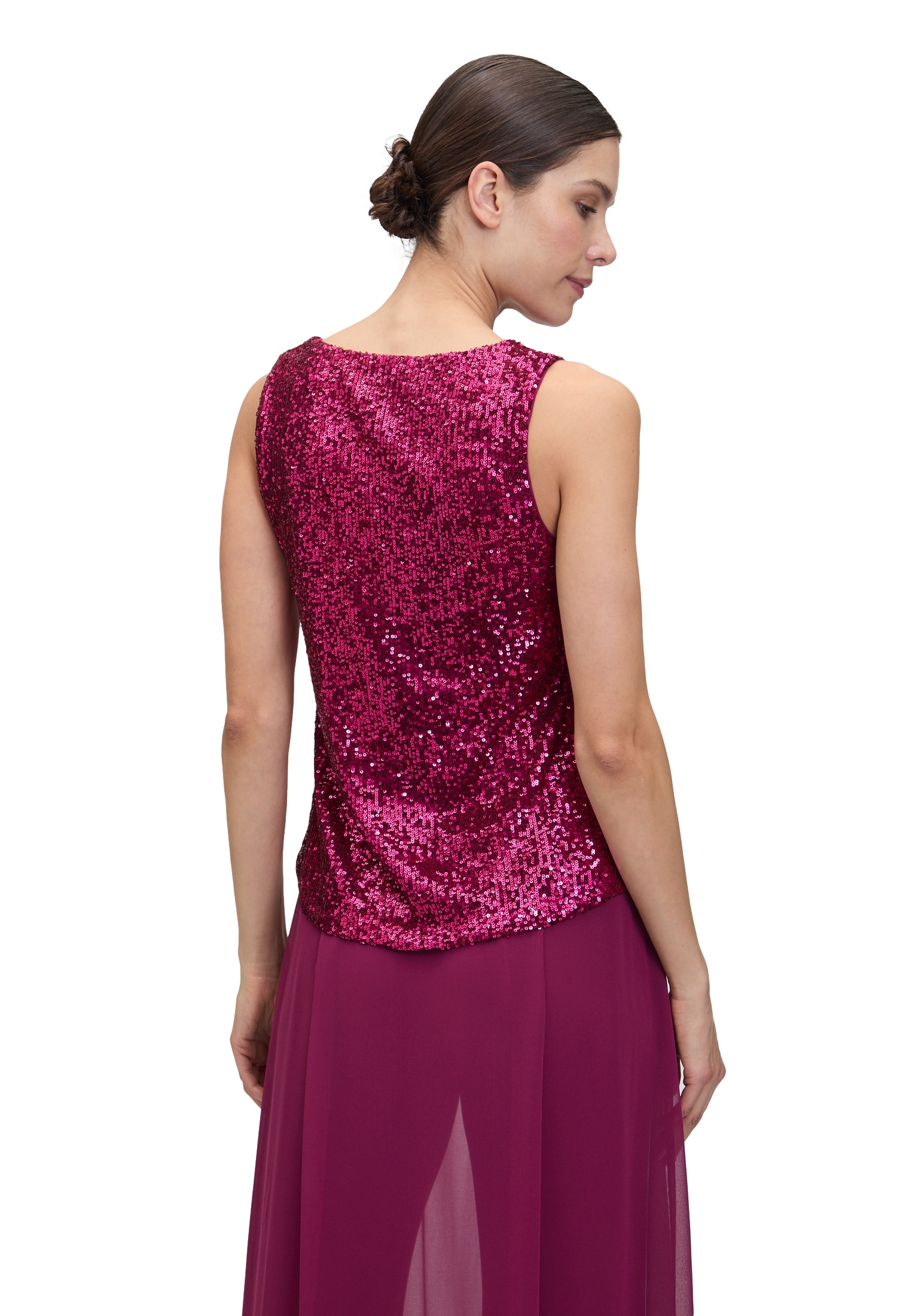 Vera Mont Blusentop »Vera Mont Pailletten-Top ohne Arm«