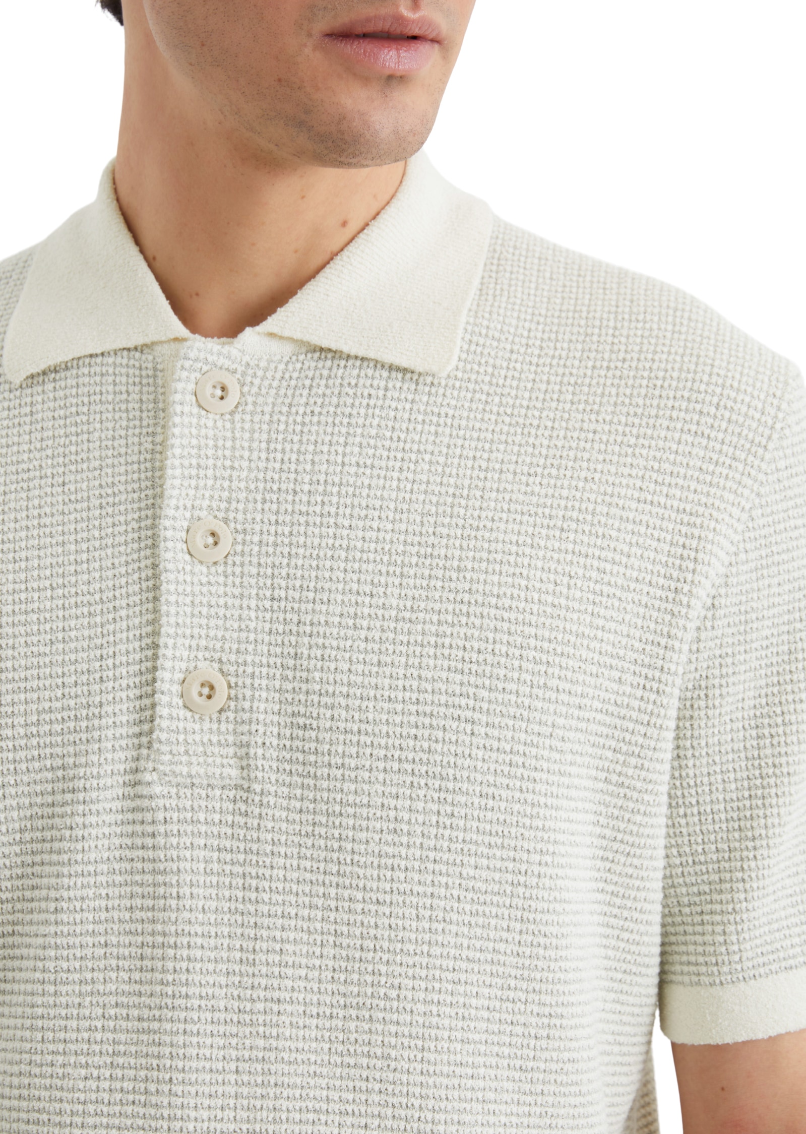 Marc O'Polo Poloshirt, Strukturierte Oberfläche