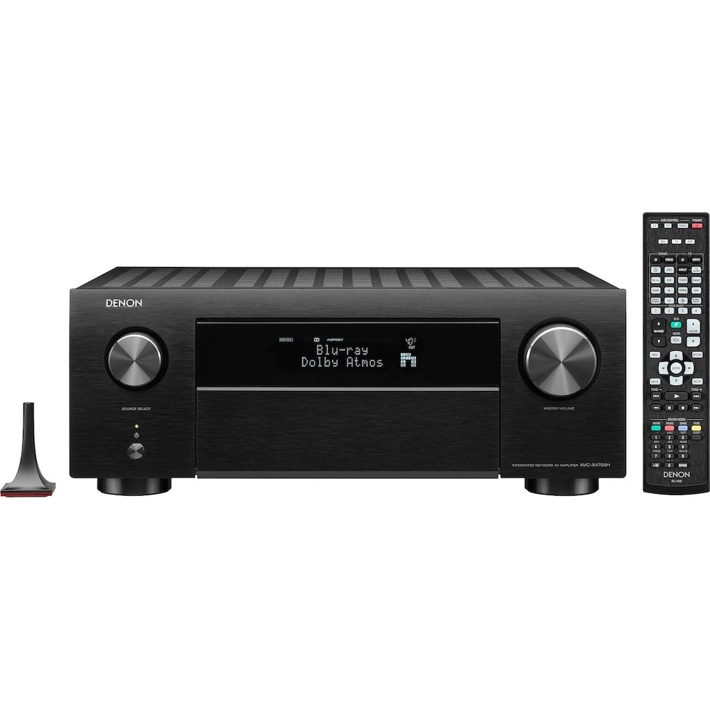 Denon AV-Receiver »AVCX4700 -9-Kanal«, 9, (LAN (Ethernet)-WLAN-Bluetooth automatische Lautsprecherkalibrierung-USB-Mediaplayer-Video Upscaling-Sprachsteuerung), kabellose Multiroom-Musikstreaming-Technologie HEOS Built-in