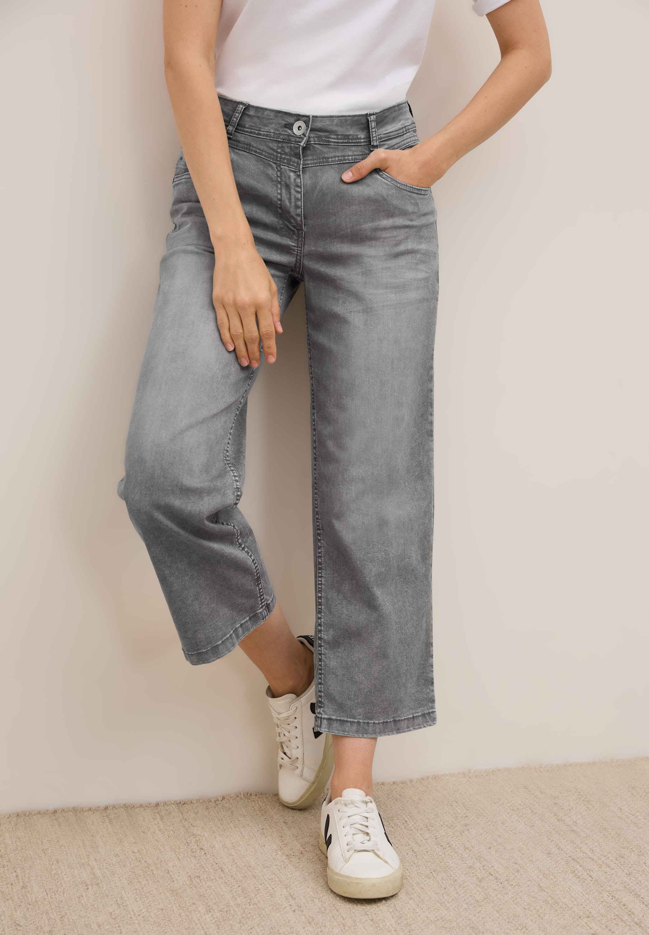Cecil Loose-fit-Jeans High Waist