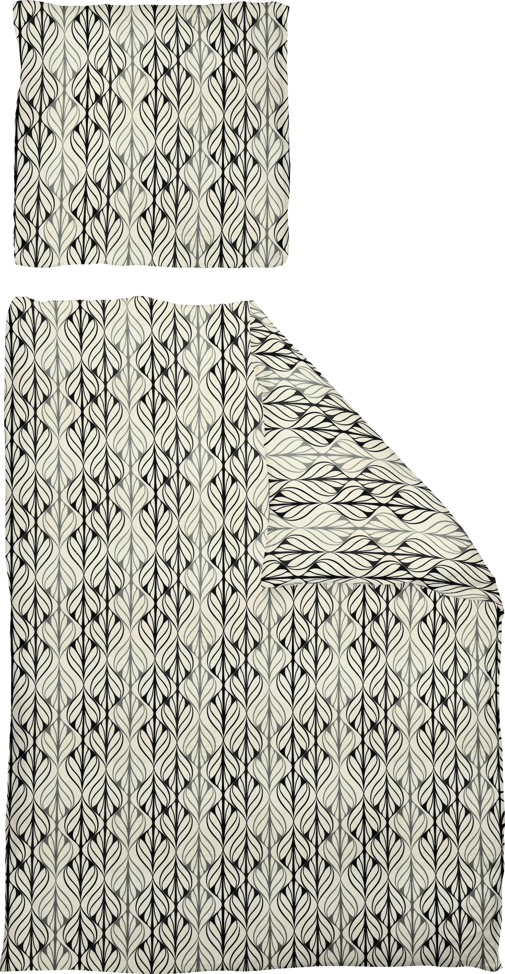 Adam Bettwäsche »Leinenbettwäsche Wave«, aus Bio-Baumwolle