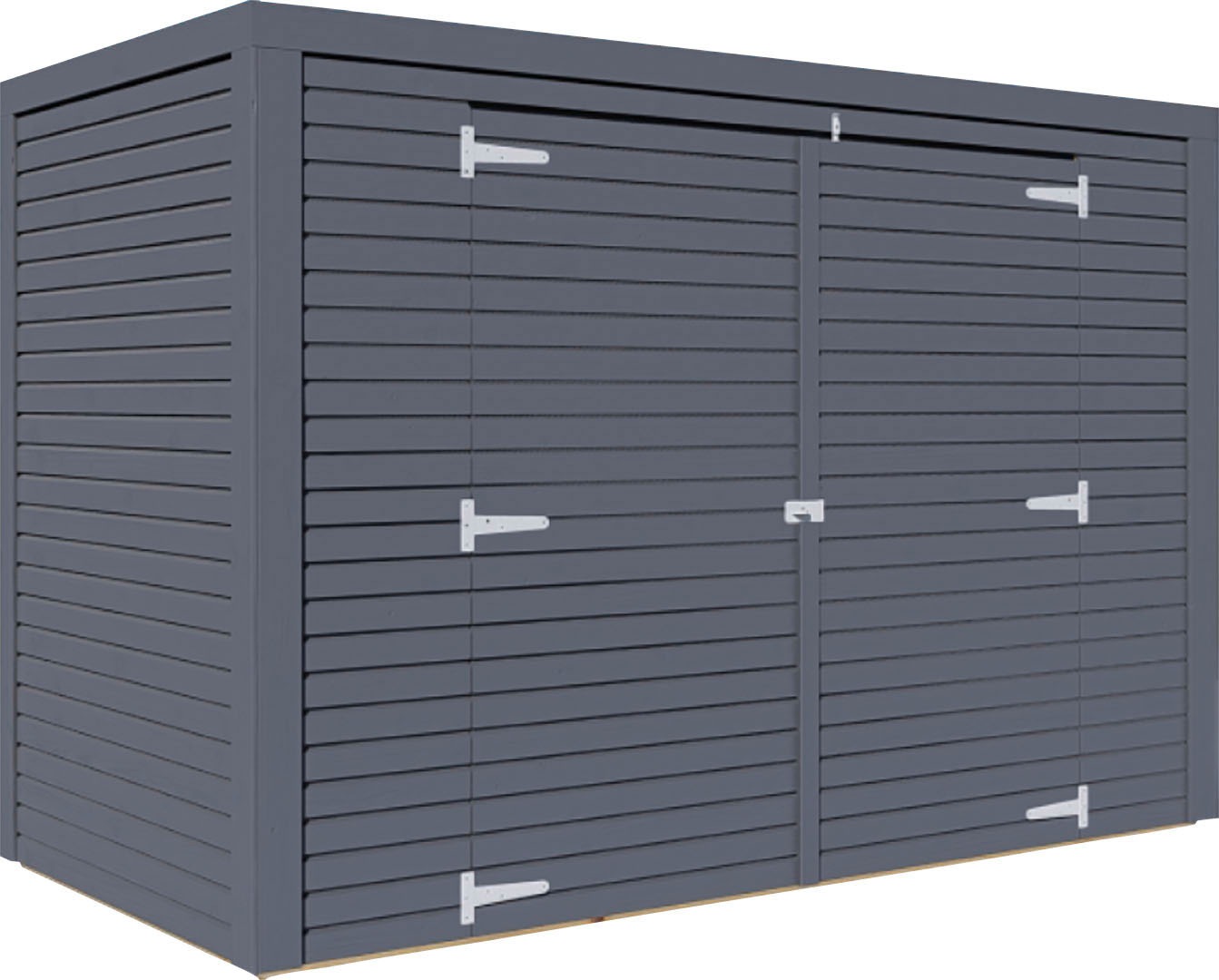 KONIFERA Fahrradbox »Bike Box«, (Komplett-Set), aus Fichte, BxTxH: 207x103x143 cm