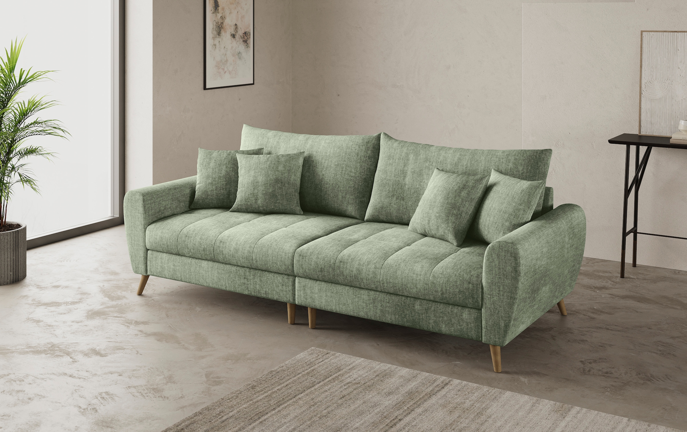 Mr. Couch Big-Sofa »Blackburn II«, Mit Kaltschaumpolsterung bis 140 kg belastbar