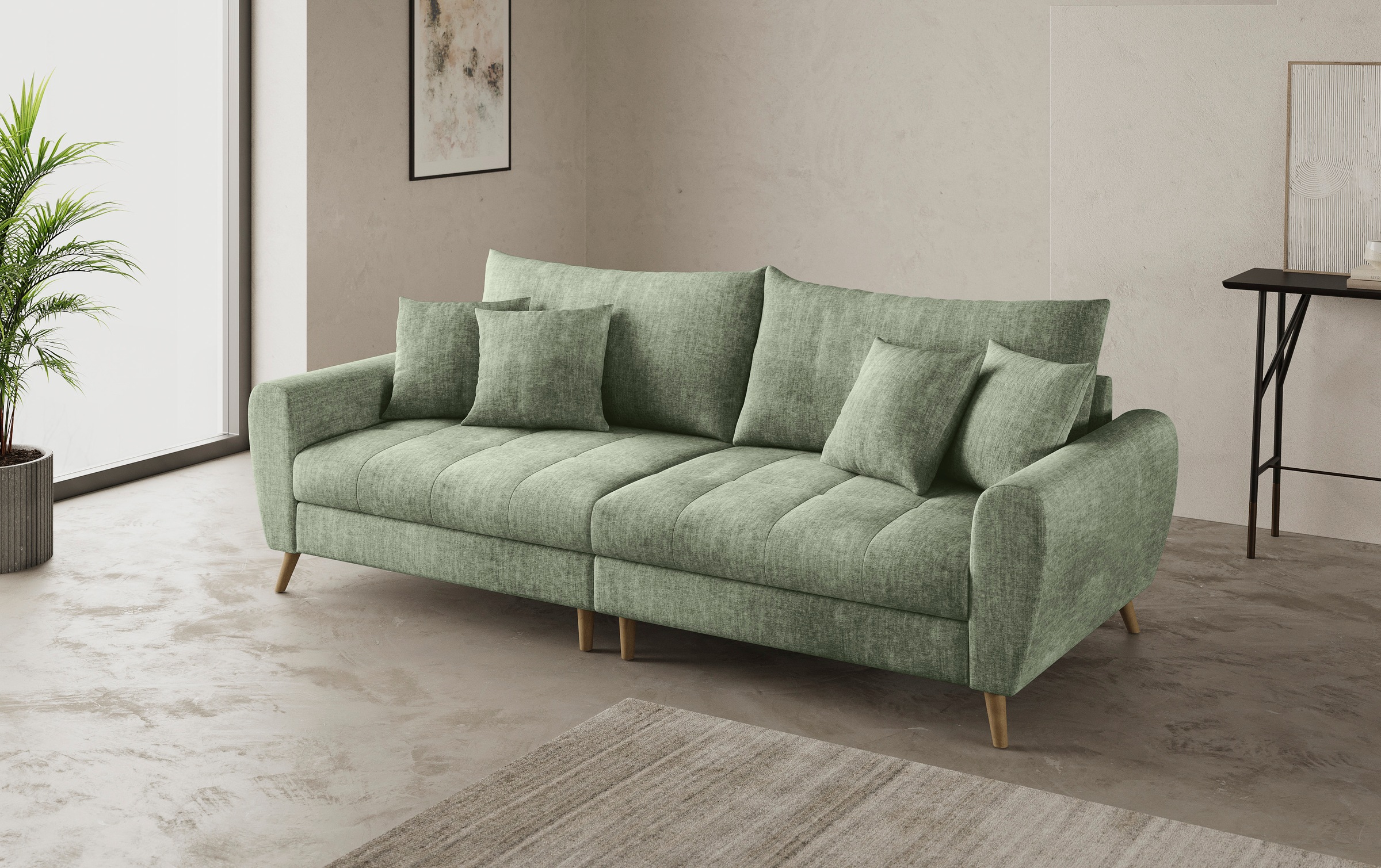 Mr. Couch Big-Sofa "Blackburn II", Mit Kaltschaumpolsterung bis 140 kg bela günstig online kaufen