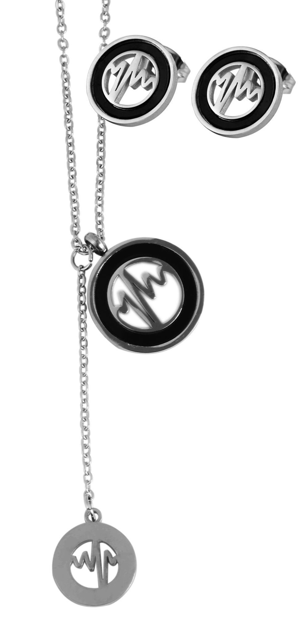 Adelia's Damen Halskette Edelstahl Silber 2