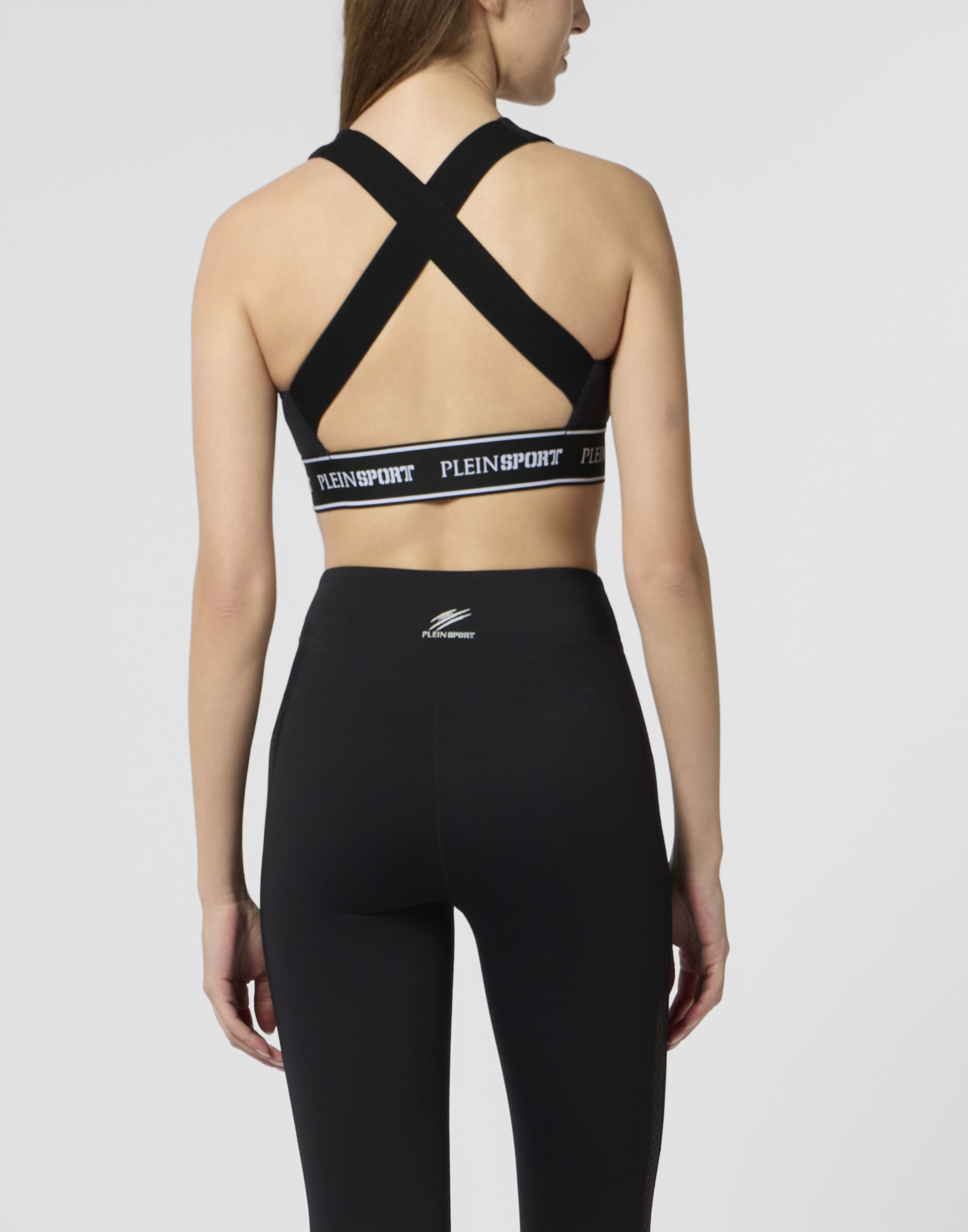 PLEIN SPORT Lauftop »Fleece Bra Top«