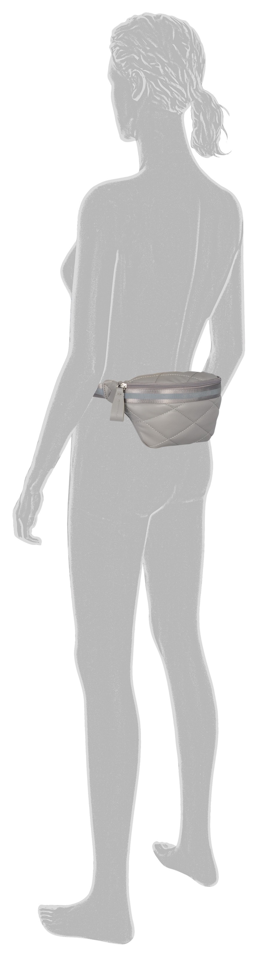 TOM TAILOR Bauchtasche "Mica" aus weich genarbtem Lederimitat mit klassisch günstig online kaufen