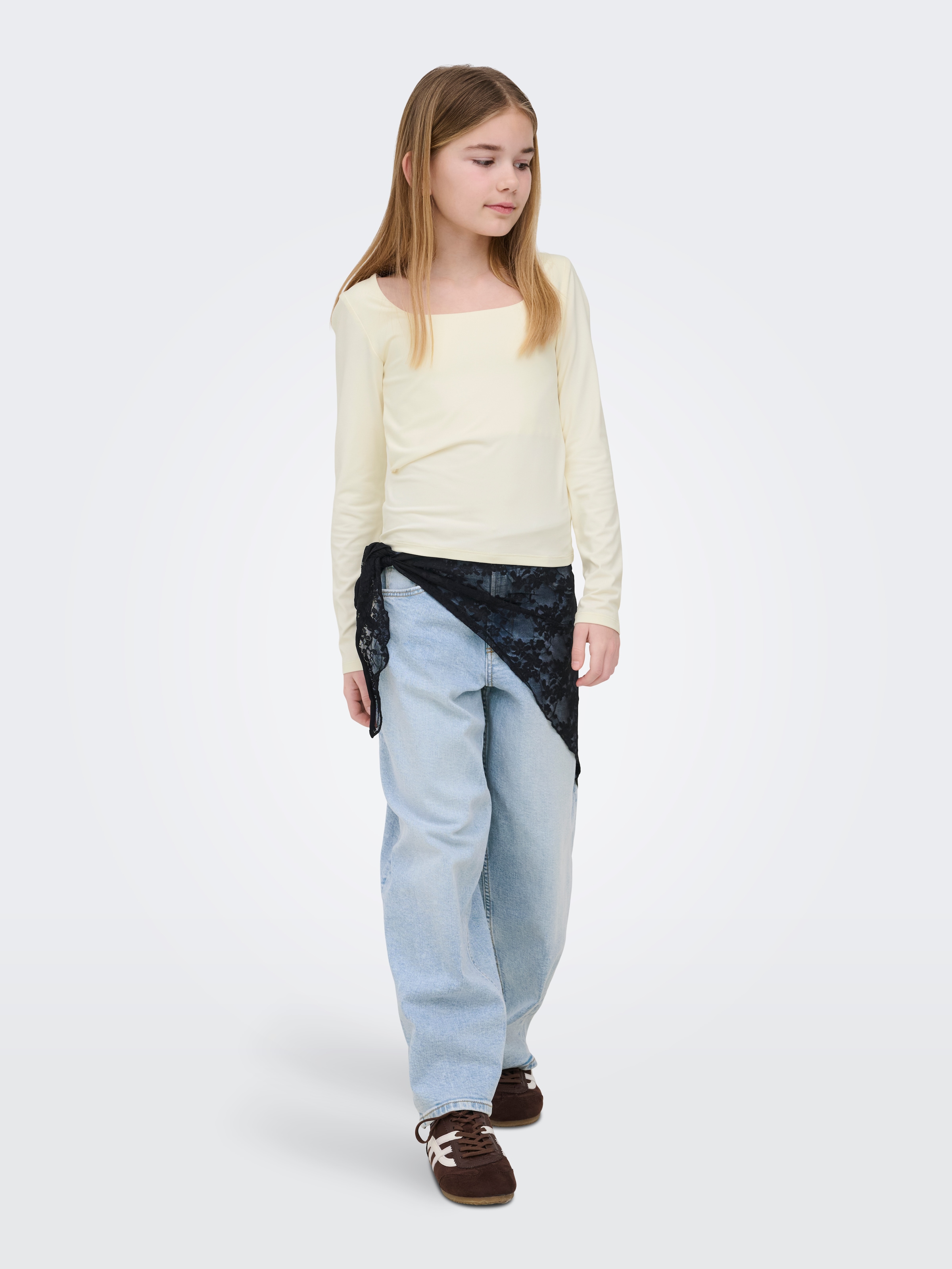 KIDS ONLY Langarmshirt »KOGEA L/S 2-WAYS FIT TOP CS JRS NOOS«