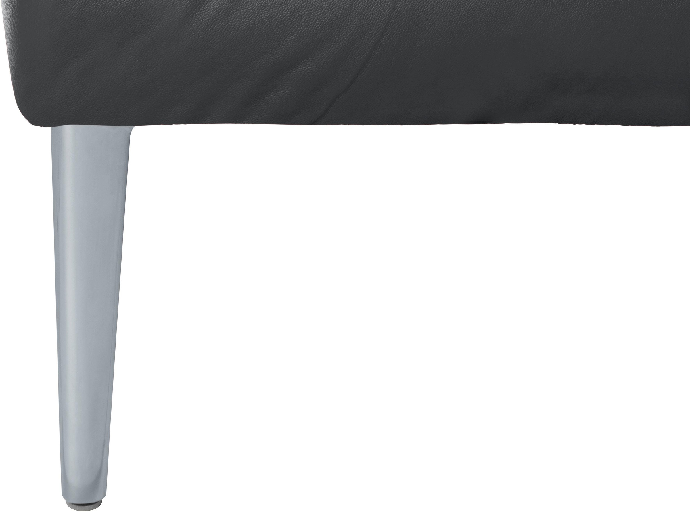 W.SCHILLIG Ecksofa »enjoy&MORE, Designsofa, elegant und bequem, L-Form«, mit Sitztiefenverstellung, Füße silber matt, Breite 310 cm