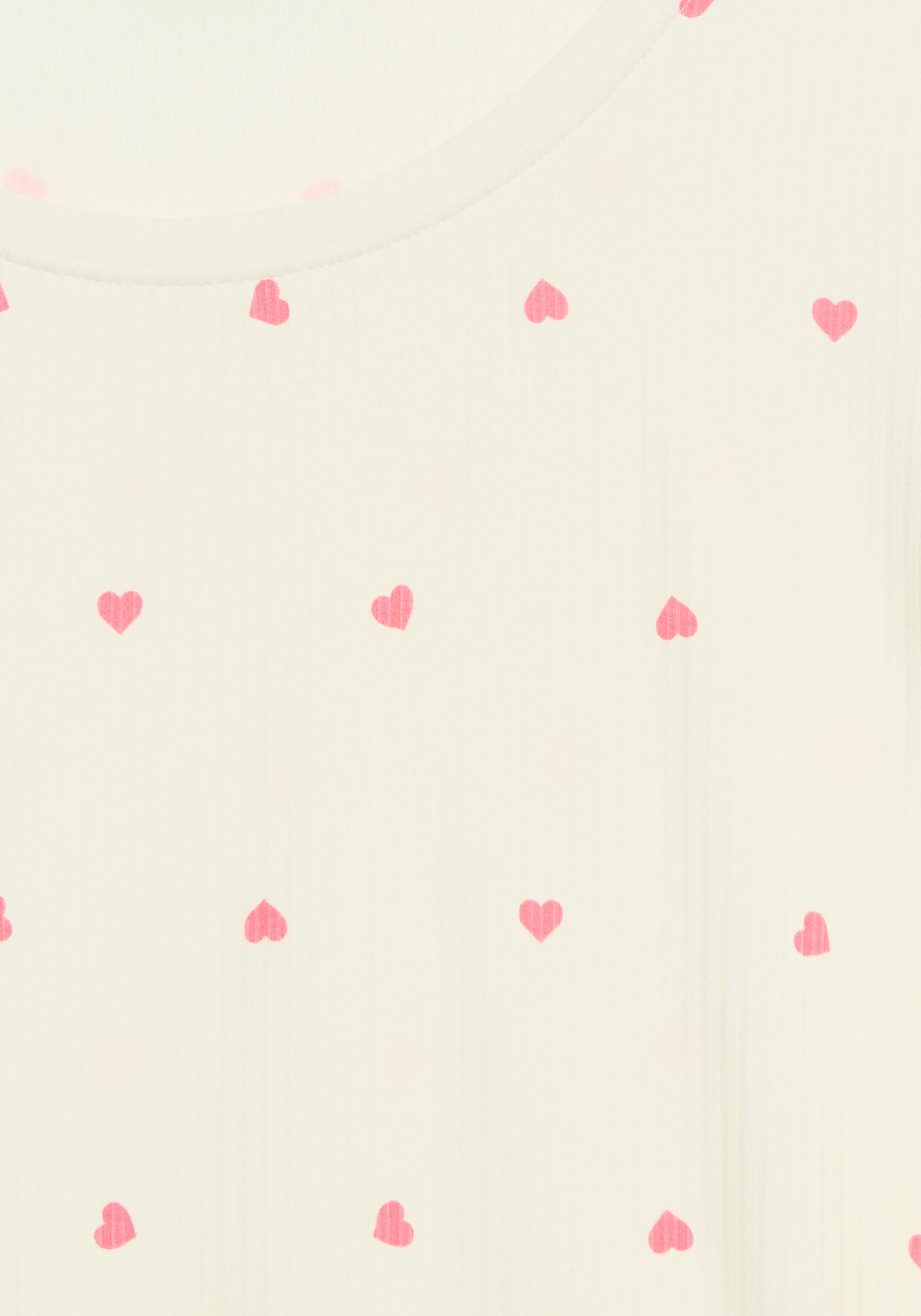 Vivance Dreams Pyjama Set, 2-teilig, 2 tlg. mit süßem Herzchendruck