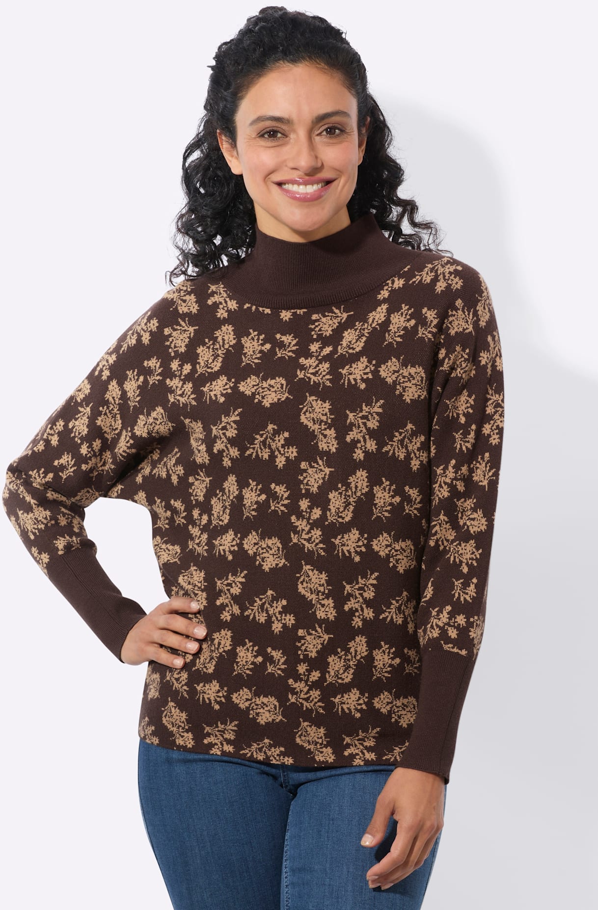 Inspirationen Stehkragenpullover »Rollkragen-Pullover«