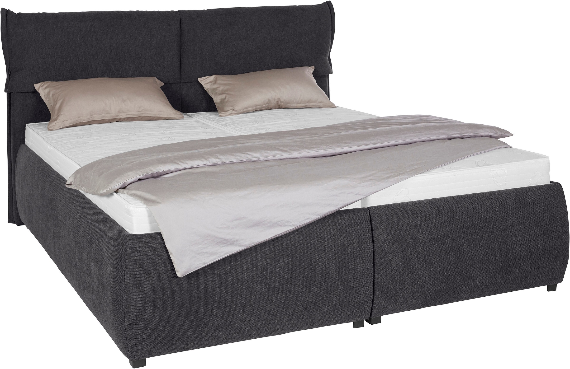 Home affaire Polsterbett "Jenson" als Bettgestell oder mit 3 Matratzenarten günstig online kaufen