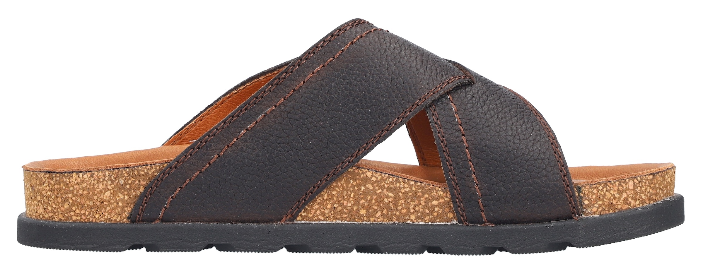 Rieker Pantolette, Sommerschuh, Strandschuh, Hausschuh mit Fußbett
