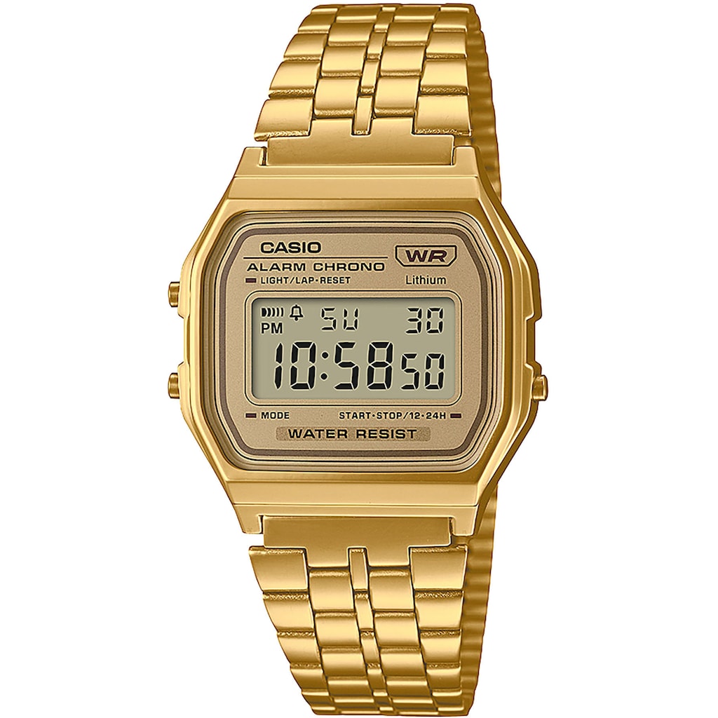 CASIO VINTAGE Chronograph »A158WETG-9AEF«