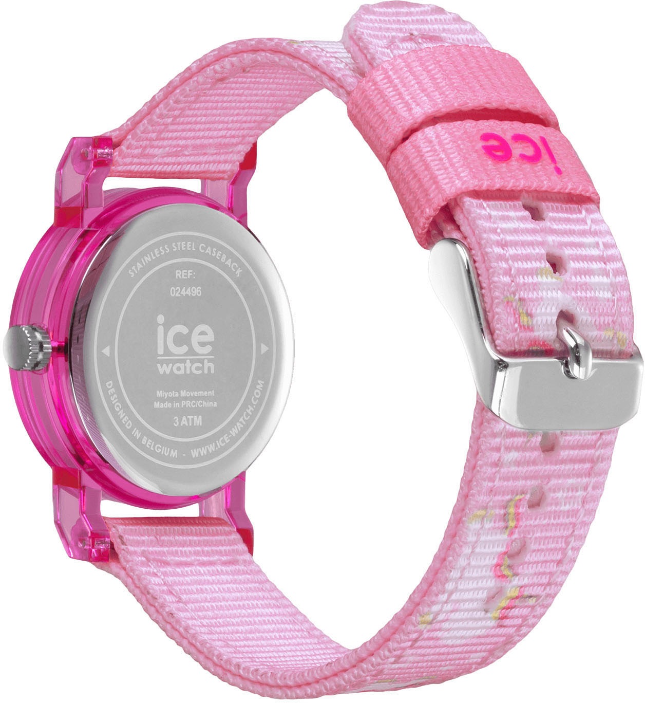 ice-watch Quarzuhr »ICE learning - Girl - Extra Small - 3H«, Armbanduhr,Kinderuhr,Lernuhr,Mädchen,Schulanfang,Geschenkidee,Einhorn