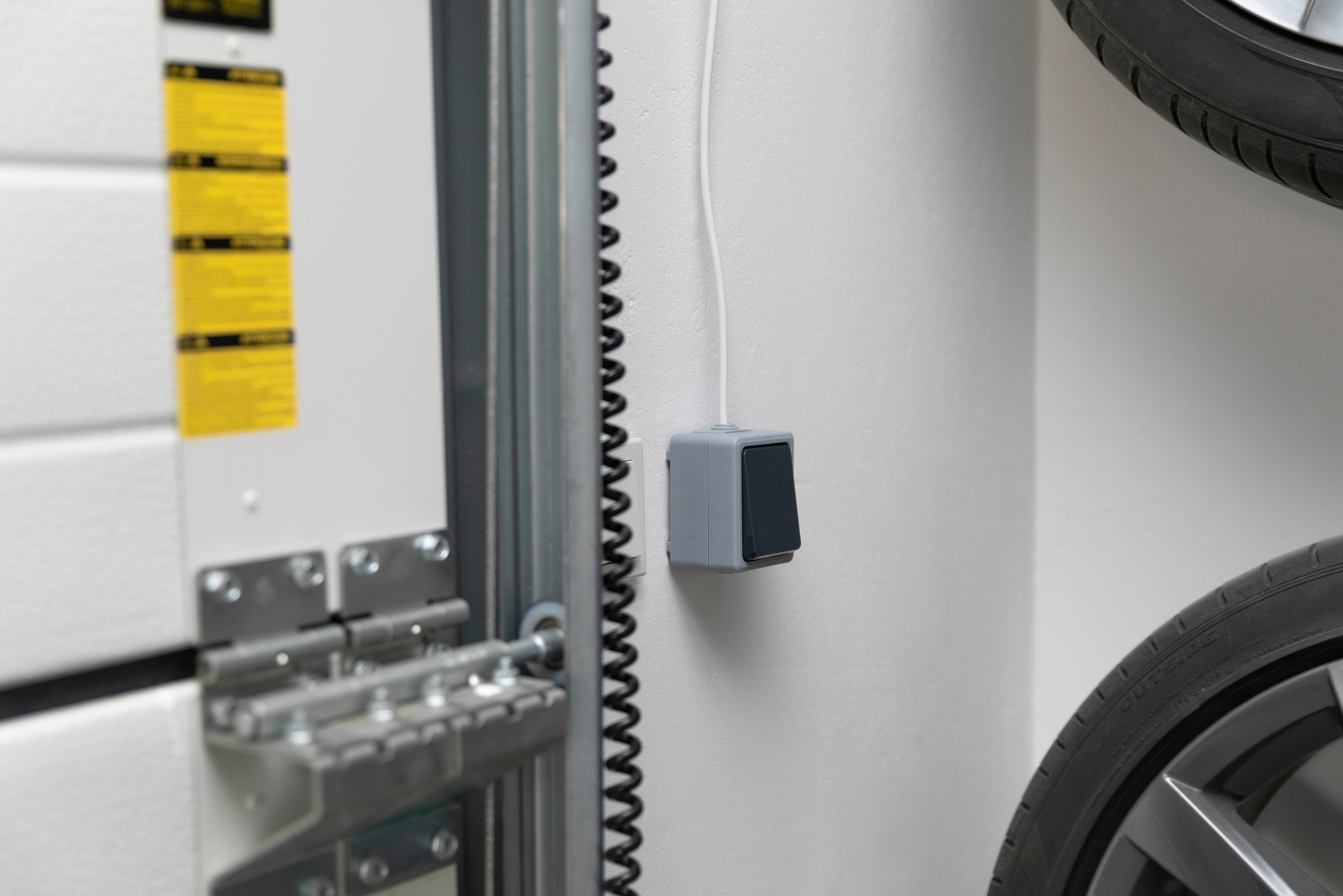 SCHELLENBERG Schalter »zur Steuerung von Garagentoren« Innentaster zur Aufputzmontage, grau