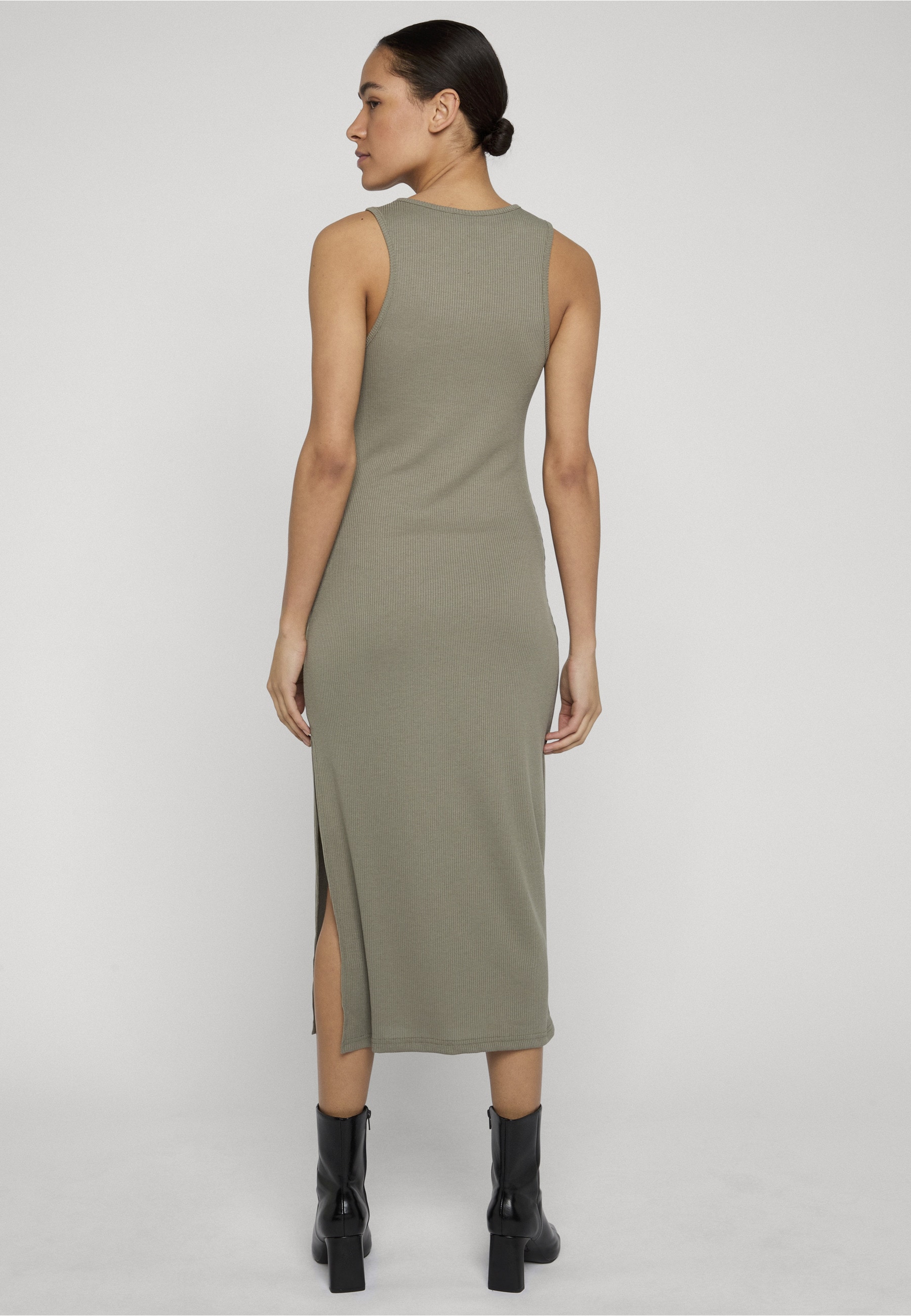 URBAN CLASSICS A-Linien-Kleid »Urban Classics Ladies Long Racerback Rib Dress« 1 tlg.