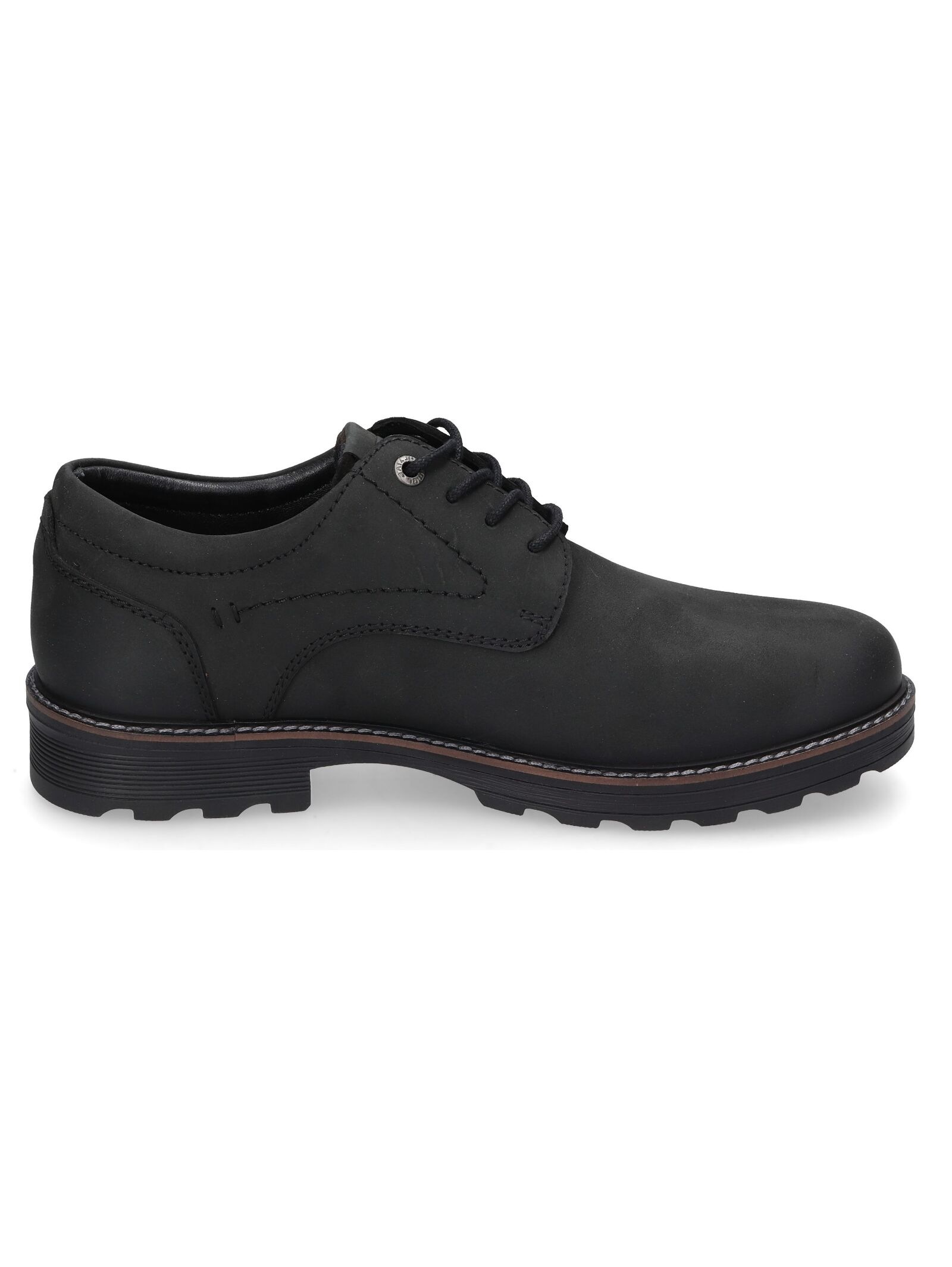 Schnürschuh CAMEL ACTIVE "camel active Halbschuhe Leder", Herren, Gr. 44, schwarz, Leder, Schuhe Schnürschuh 3