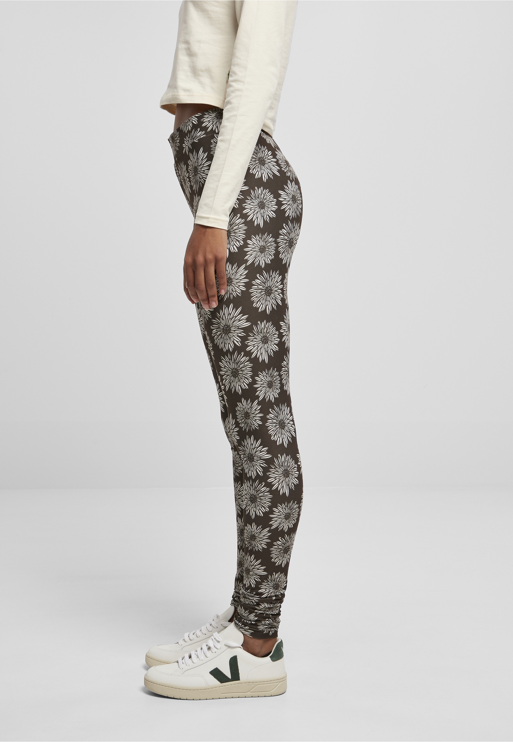 URBAN CLASSICS Leggings »Urban Classics Damen Ladies Soft AOP Leggings«