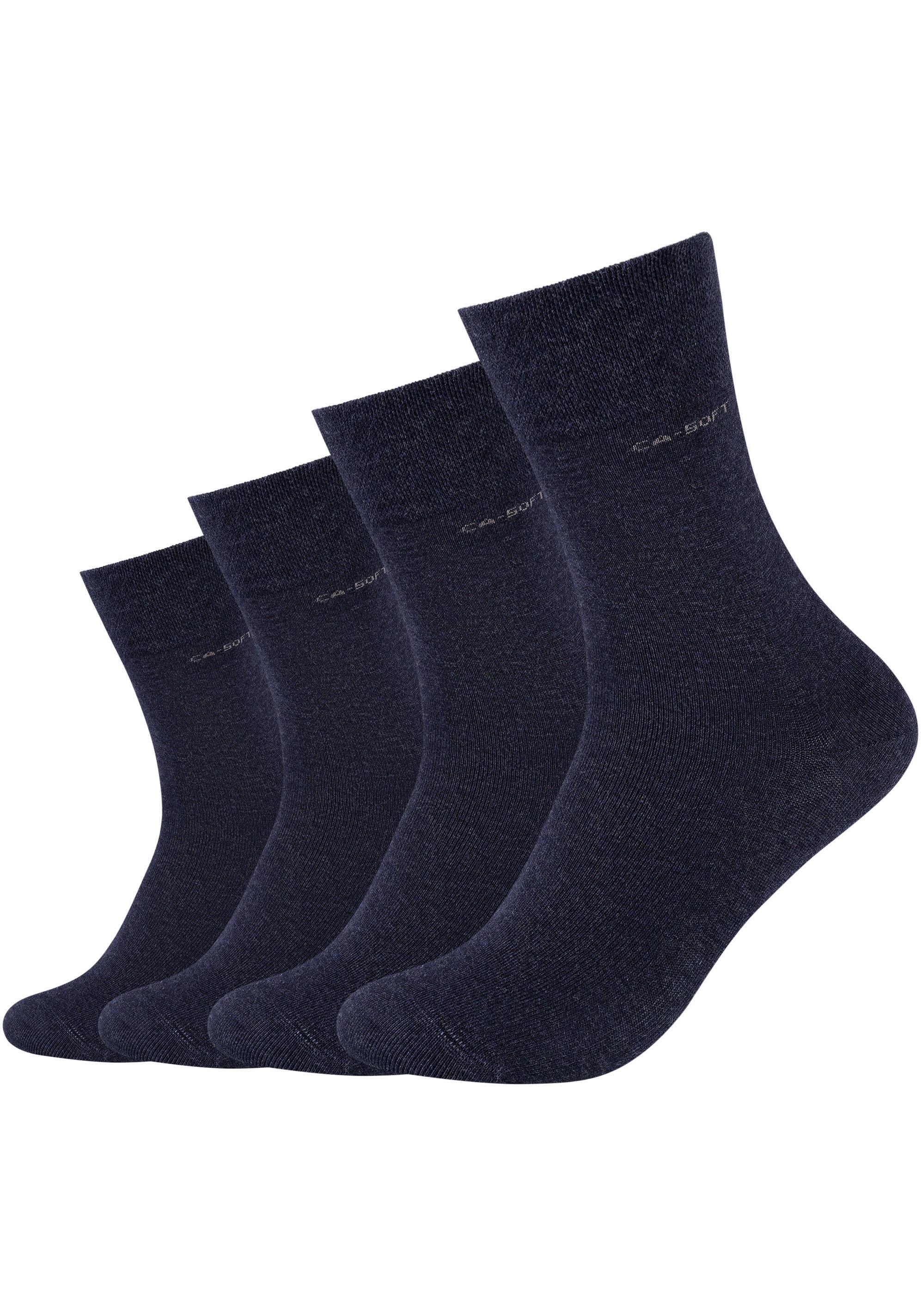 Camano Socken "ca-soft", (4 Paar), mit verstärktem Fersen- und Zehenbereich günstig online kaufen