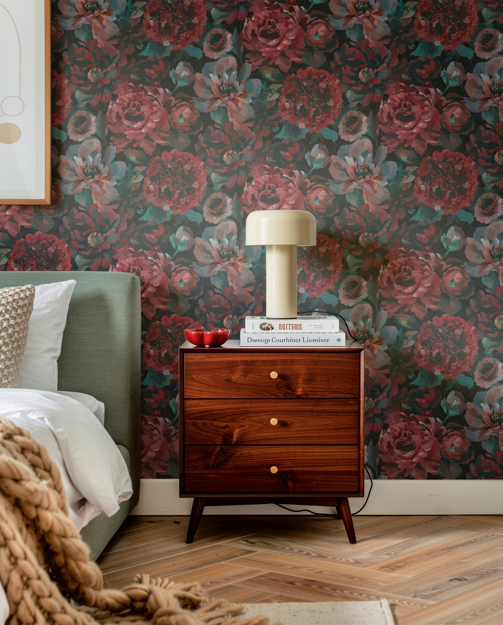 A.S. Création Vliestapete "Trend Spectrum Peony – Opulente Pfingstrosen Vliestapete" floral geblümt leicht glänzend strukturiert Opulente Pfingstrosen mit lebendiger Farbwirkung und Struktur