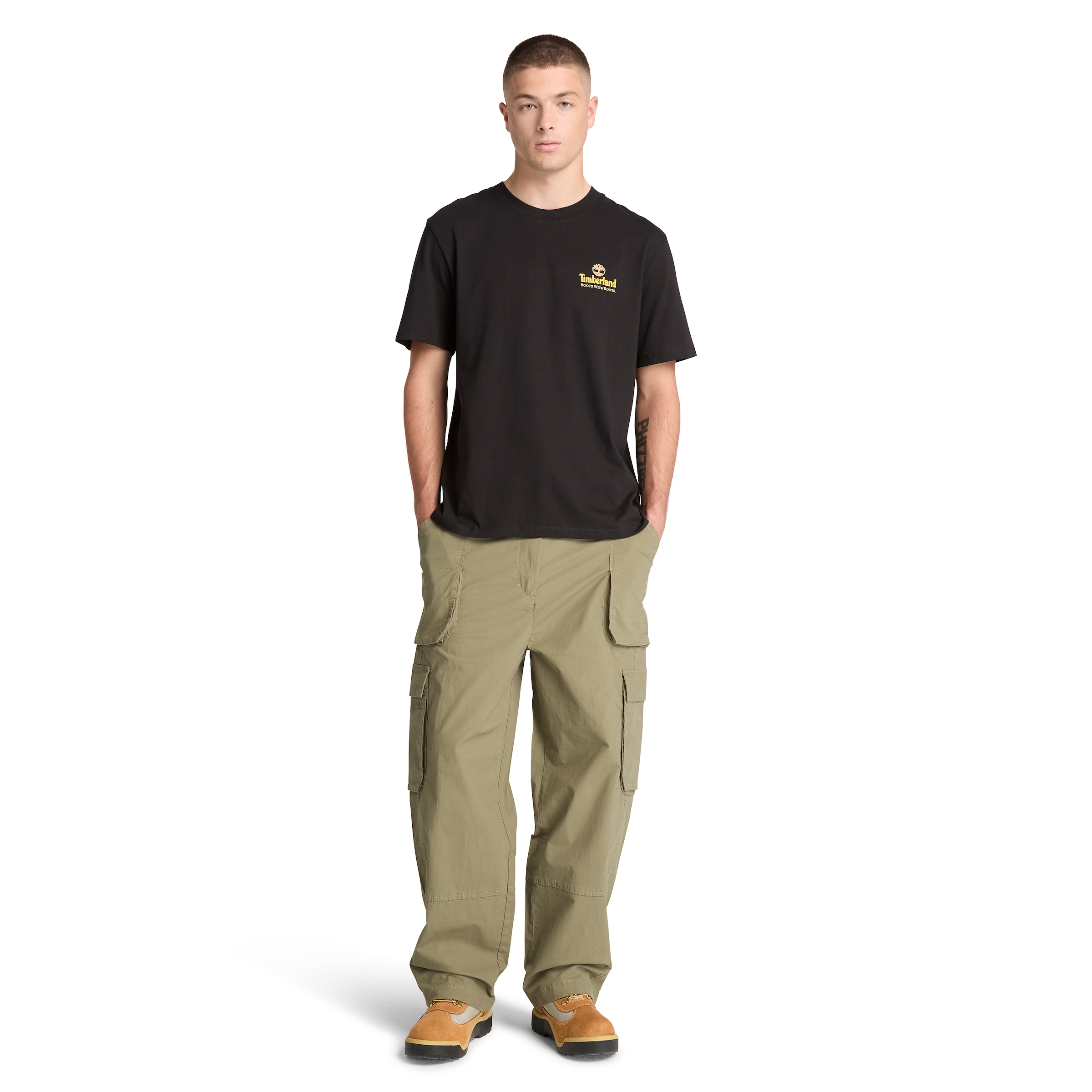 Timberland T-Shirt »Illustrated Tree Logo Back Graphic« mit Baumwolle, Kurzarmdesign