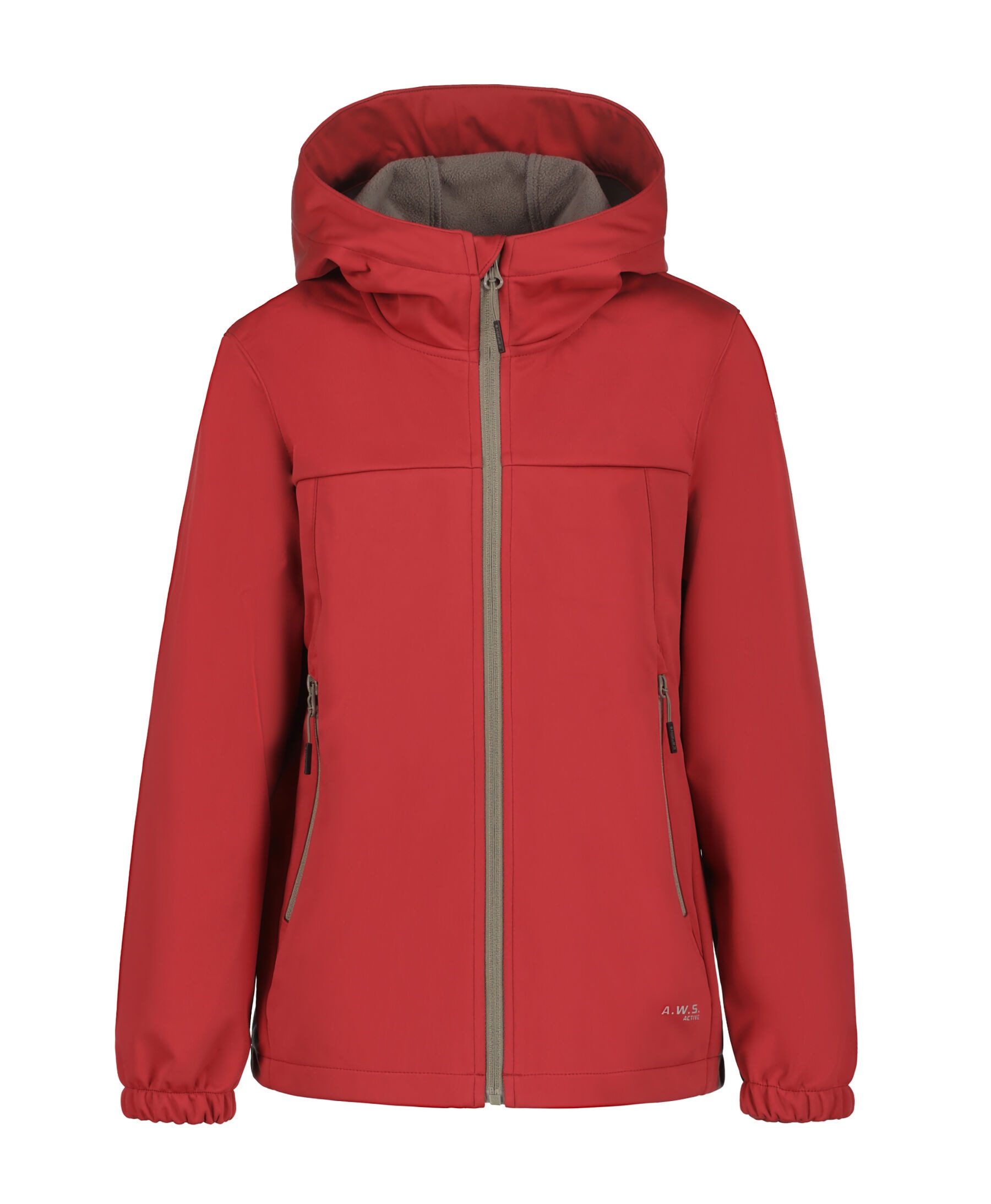 ICEPEAK Jungen Outdoorjacke "Icepeak Softshell jacke Kline Jr", rot, Gr. 176, Stoff;Softshell, 100% Polyester, Jacken